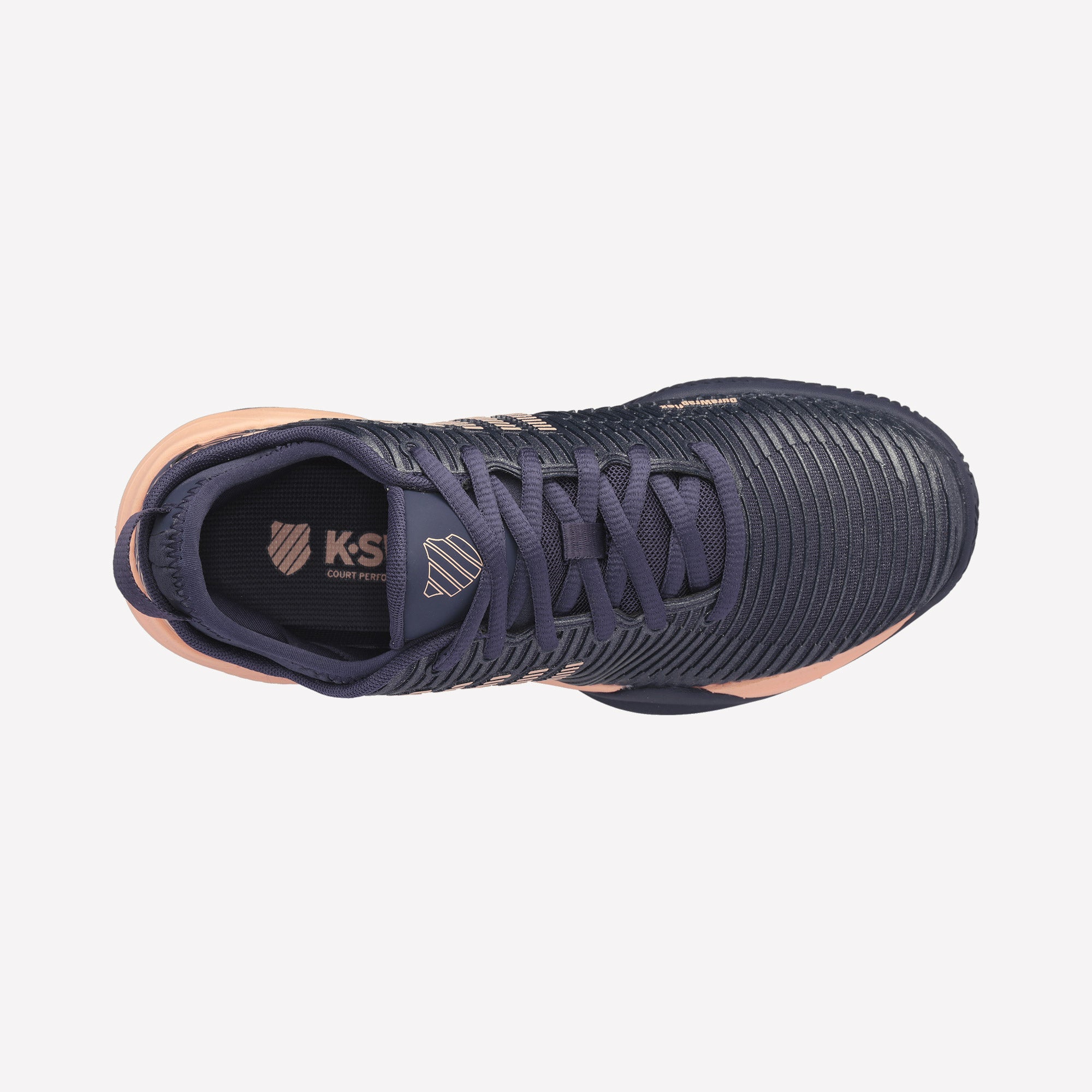 K-Swiss Hypercourt Supreme Women's Clay Court Tennis Shoes Grey (7)