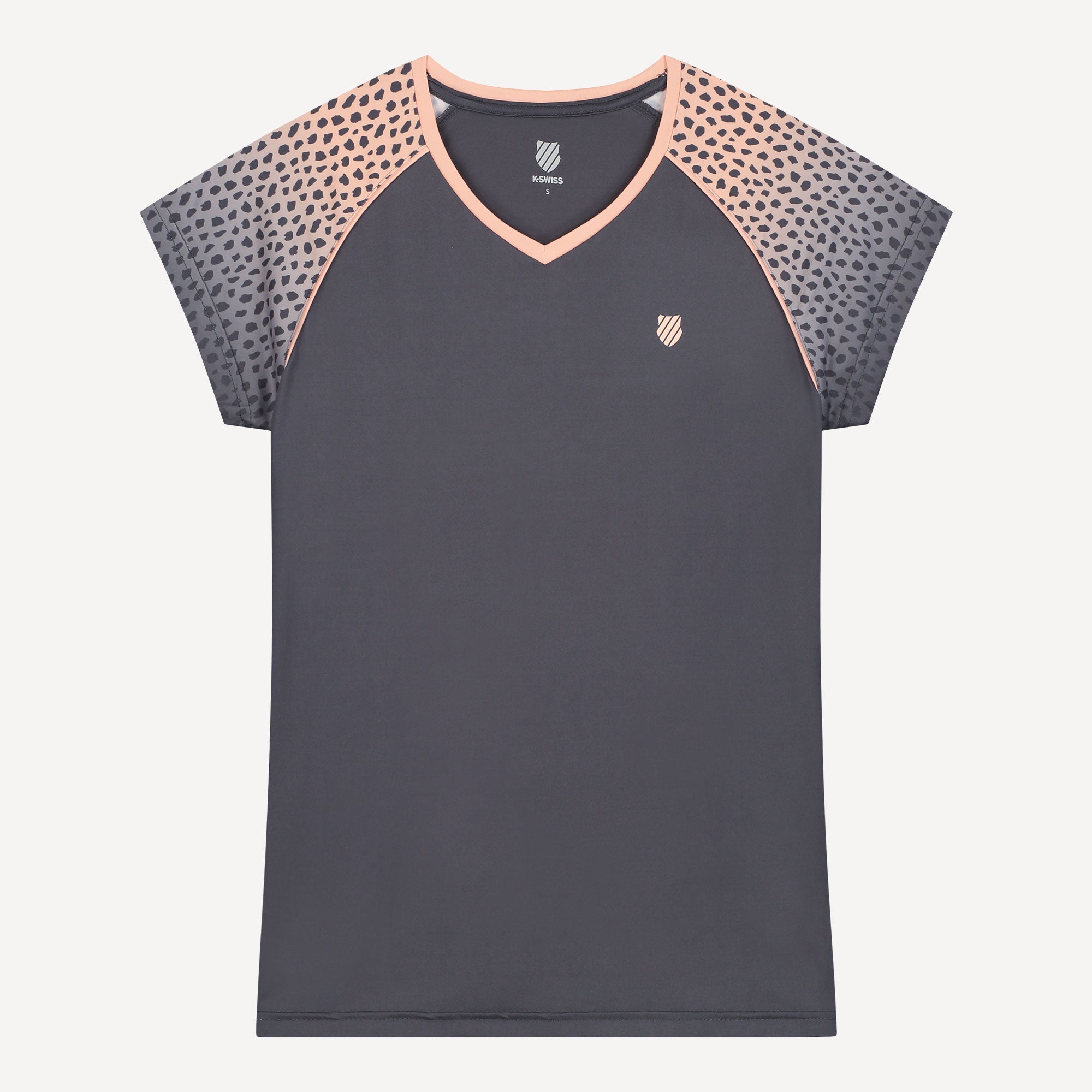 K-Swiss Hypercourt Women's Tennis Shirt Grey (1)