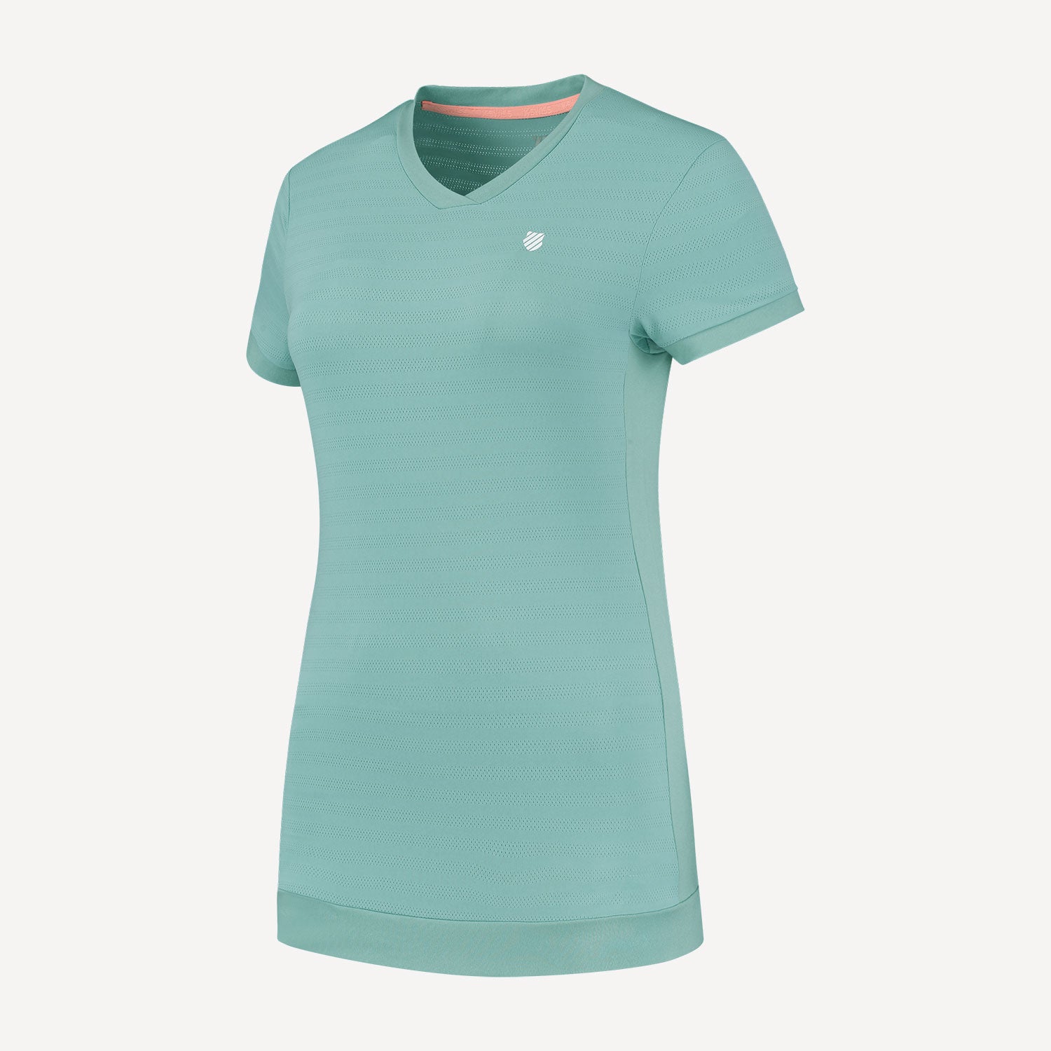 K-Swiss Hypercourt Women's V-Neck Tennis Shirt Blue (1)