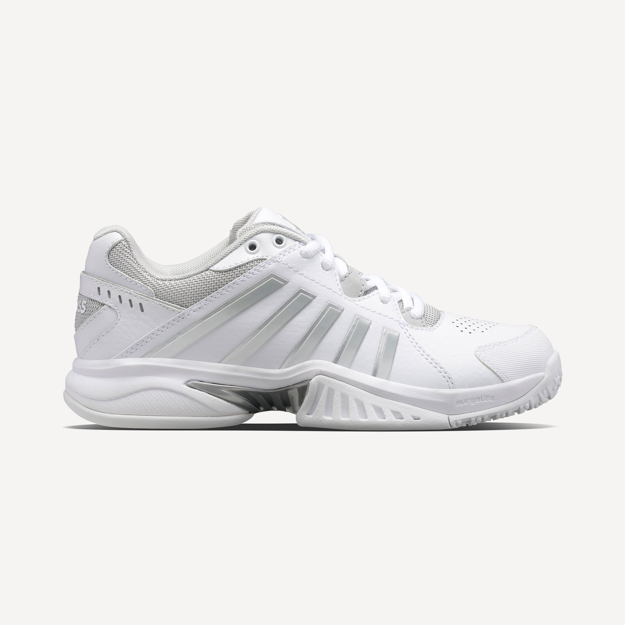 K-Swiss Receiver V Women's Omni Court Tennis Shoes White (1)