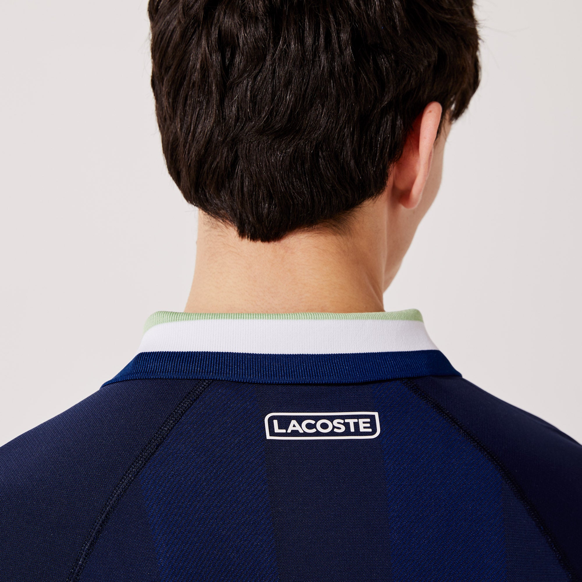 Lacoste Men's Jacquard Tennis Polo Blue (4)