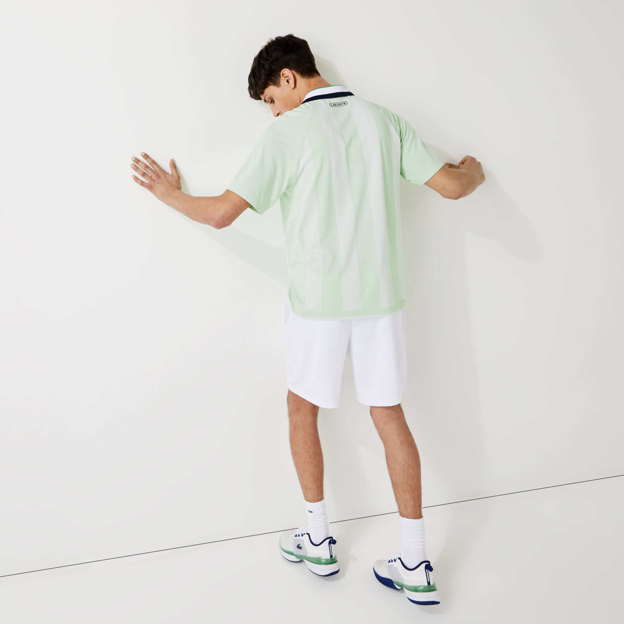 Lacoste Men's Jacquard Tennis Polo Green (2)