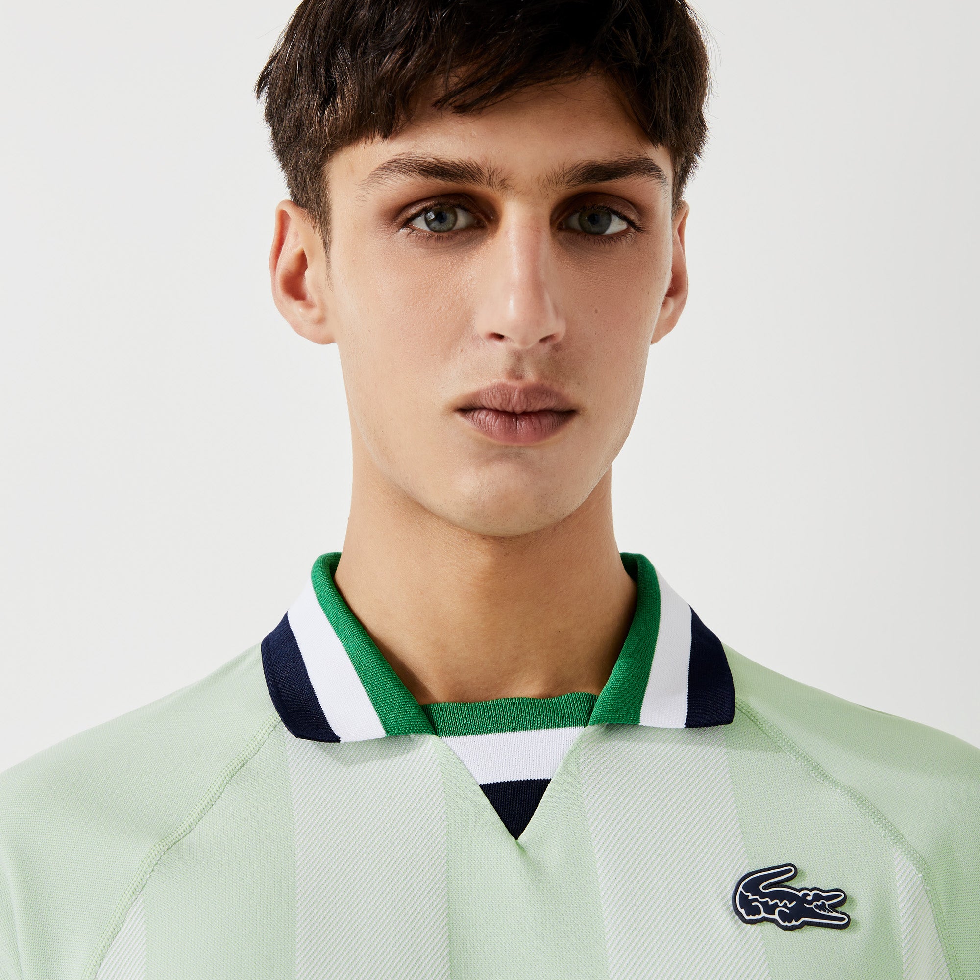 Lacoste Men's Jacquard Tennis Polo Green (3)