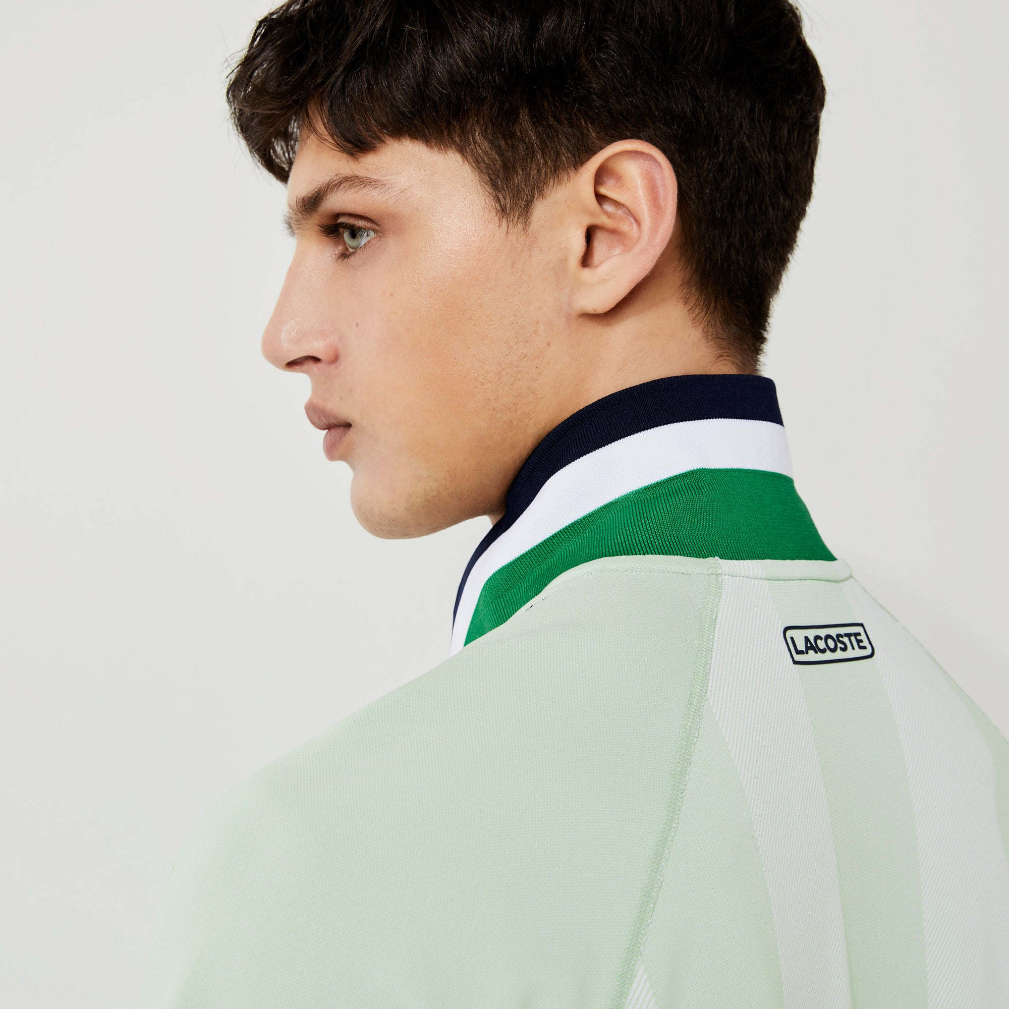 Lacoste Men's Jacquard Tennis Polo Green (4)