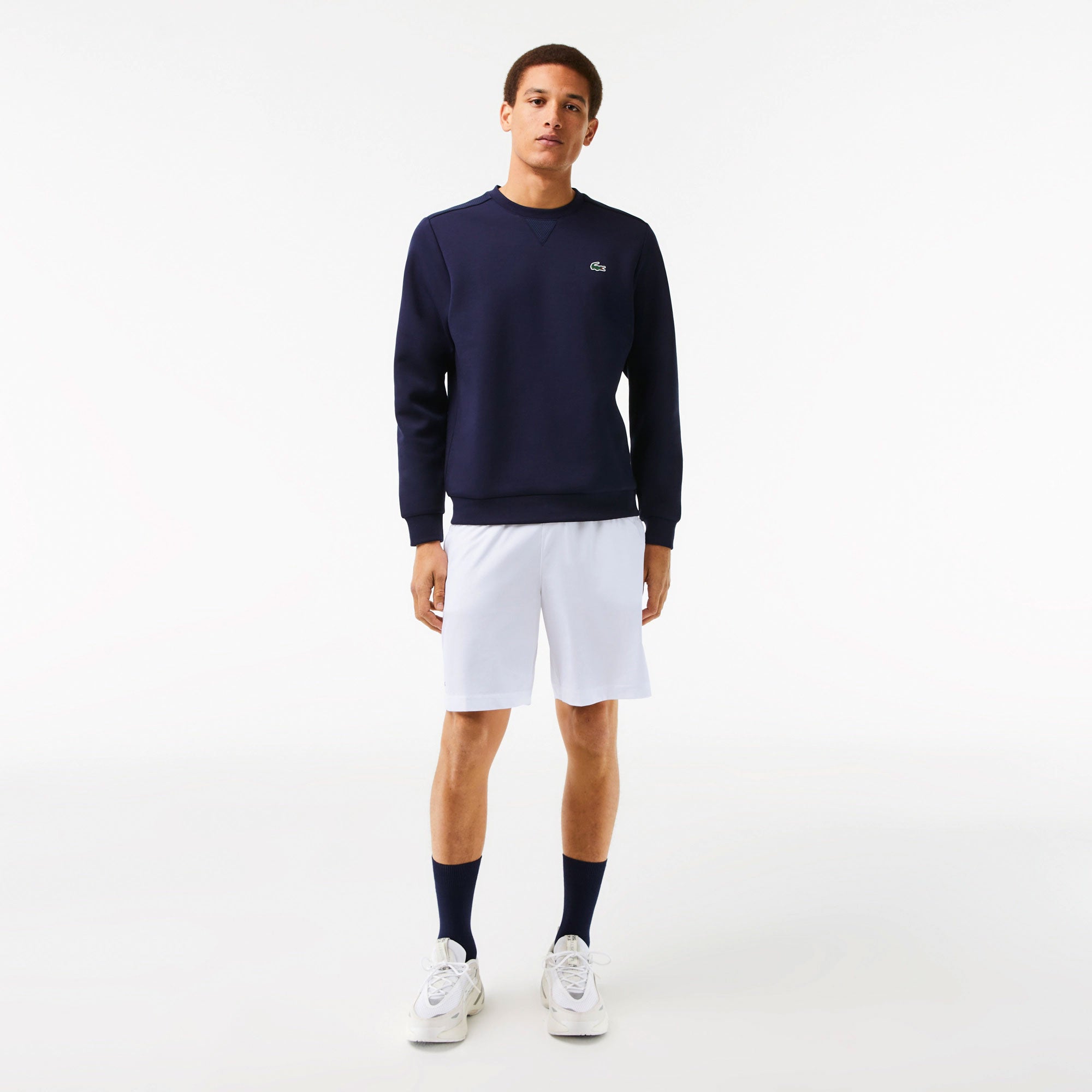 Lacoste Men's Woven Tennis Shorts White (4)
