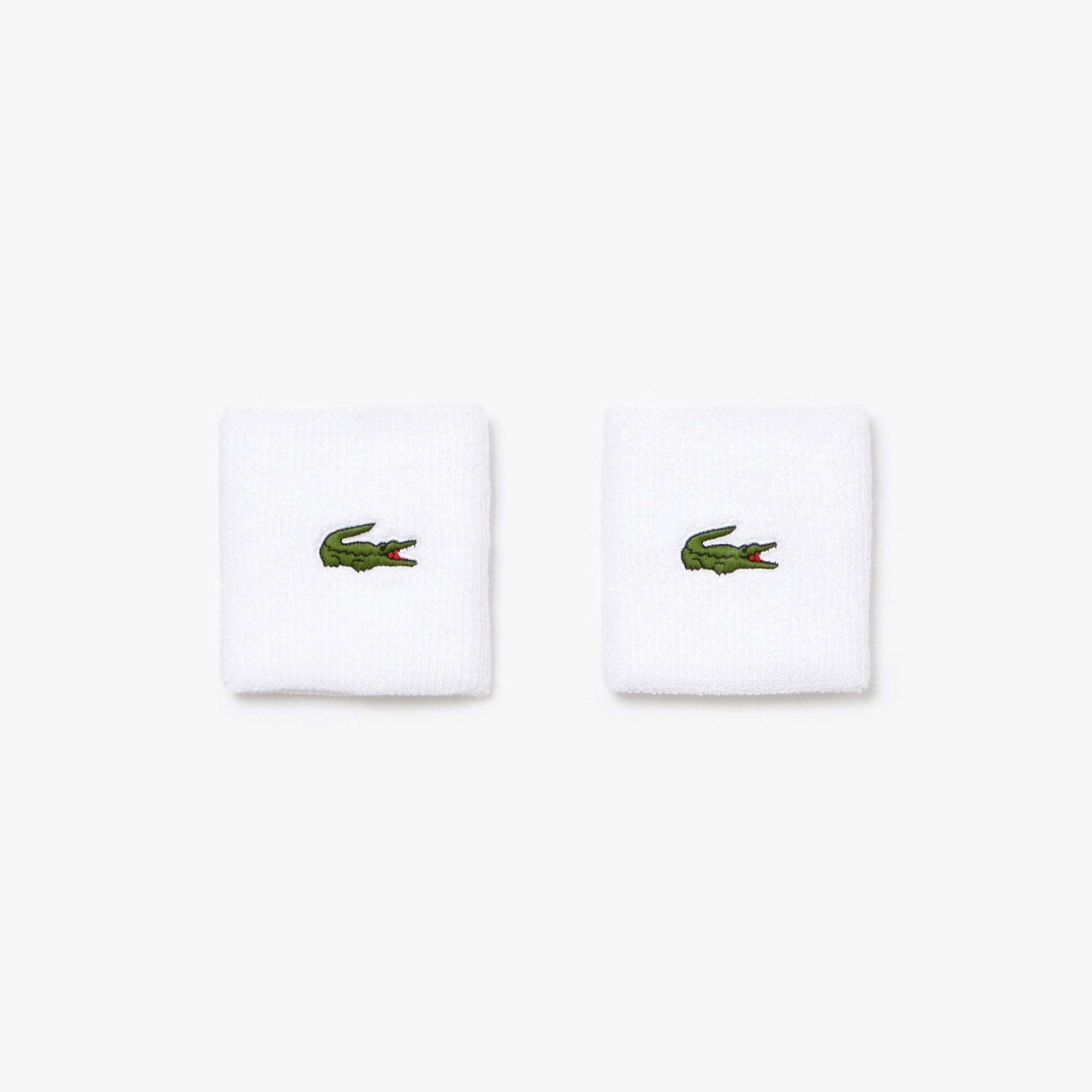 Lacoste Tennis Wristbands White (1)