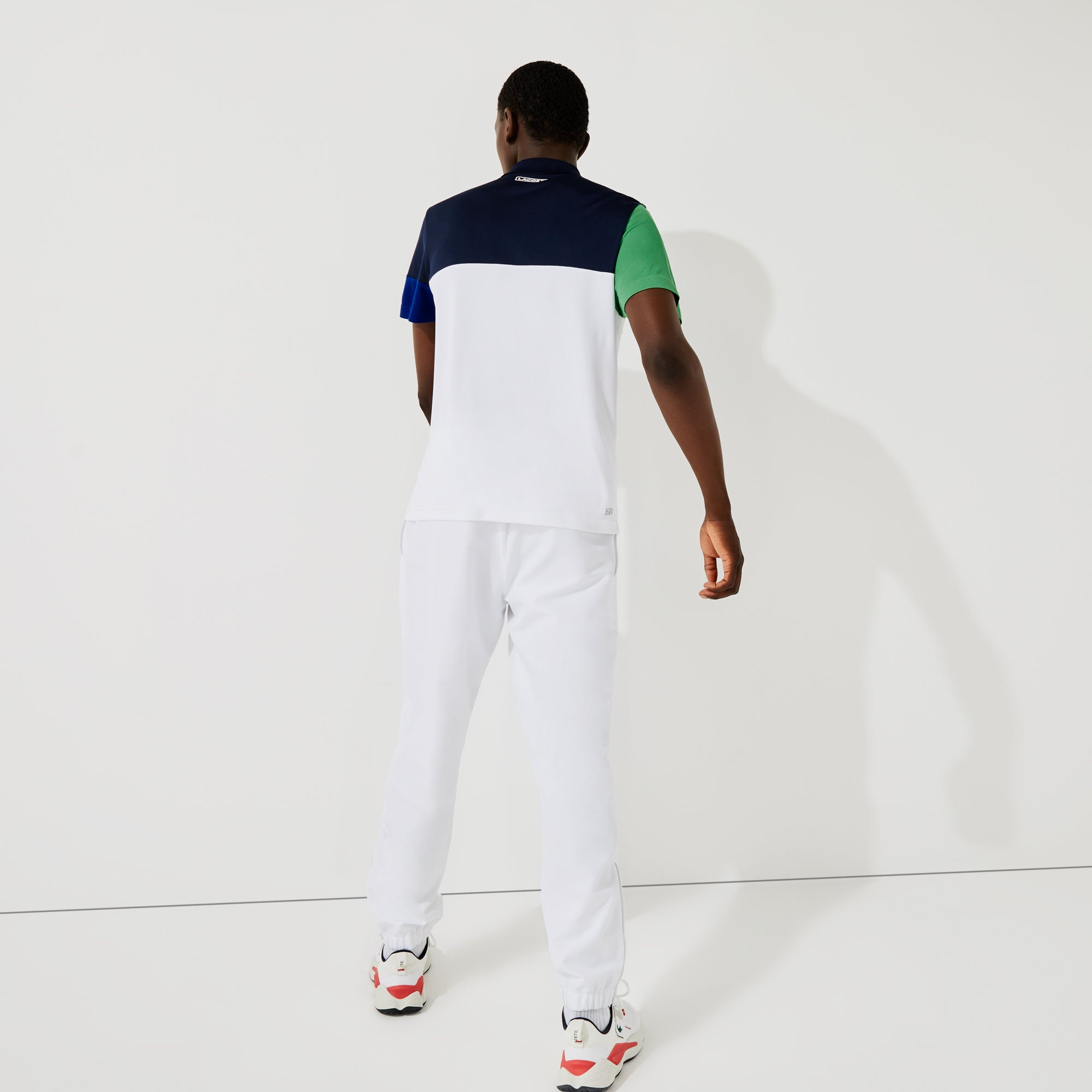 Lacoste Ultra Dry Men's Colorblock Tennis Polo Blue (2)
