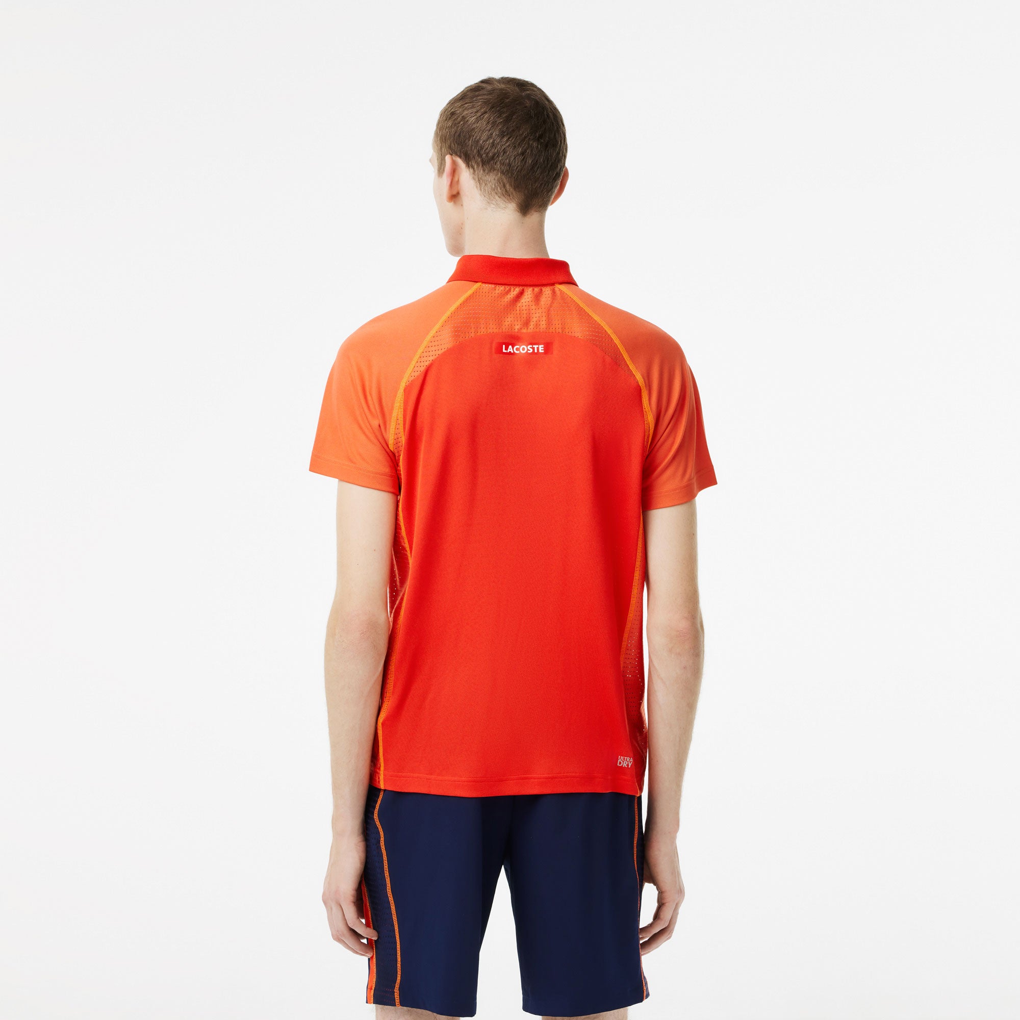 Lacoste Ultra Dry Men's Pique Tennis Polo Red (2)