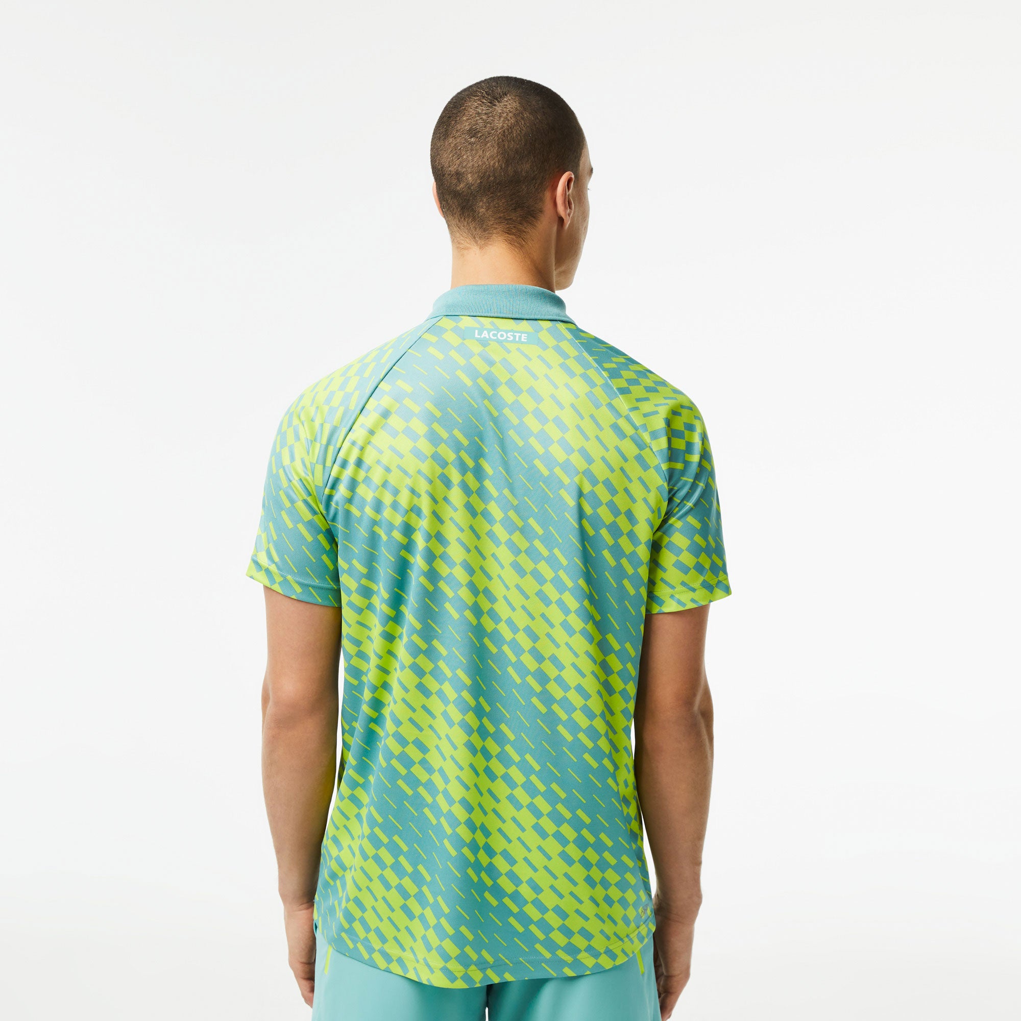 Lacoste x Novak Djokovic Ultra Dry Men's Pique Tennis Polo Green (2)