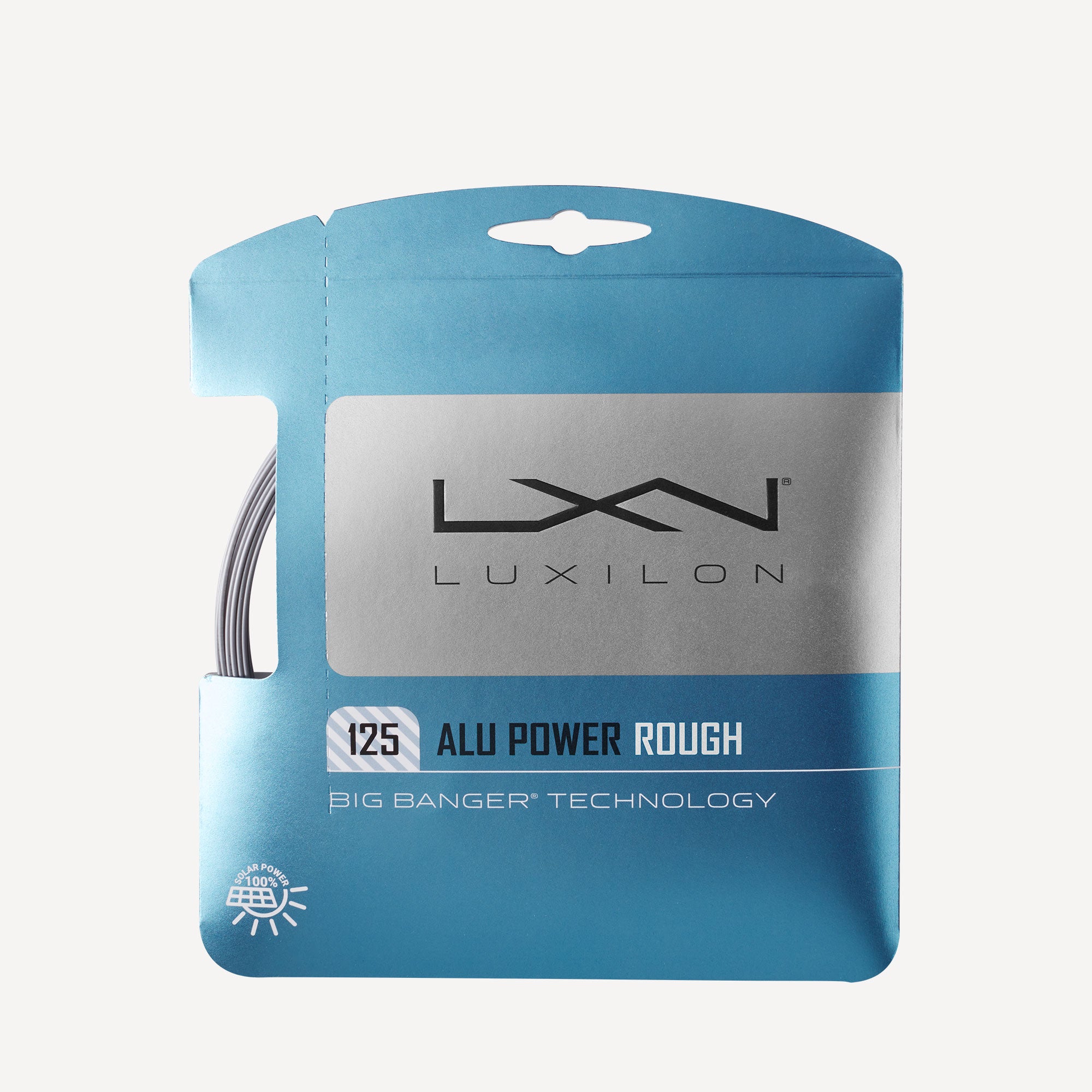 Luxilon ALU Power Rough Tennis String Set 12m Silver