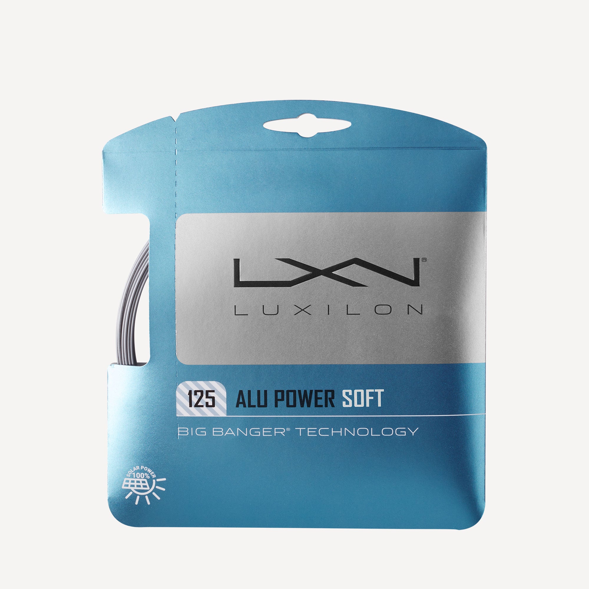 Luxilon ALU Power Soft Tennis String Set 12m Silver