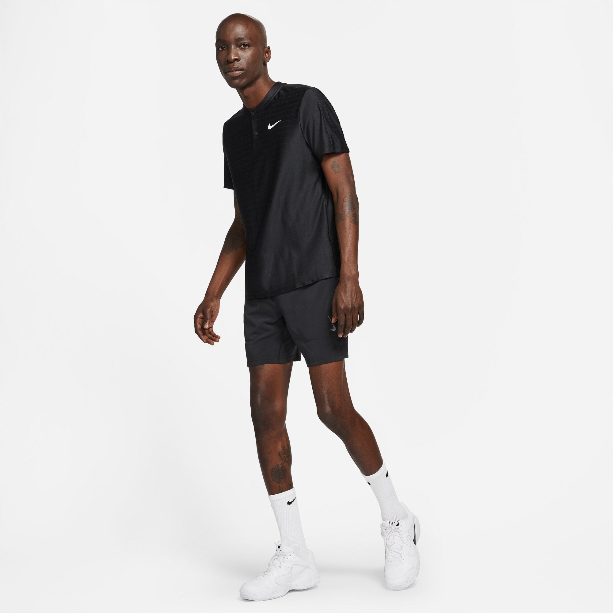 Nike Breathe Advantage Men's Tennis Polo Black (3)