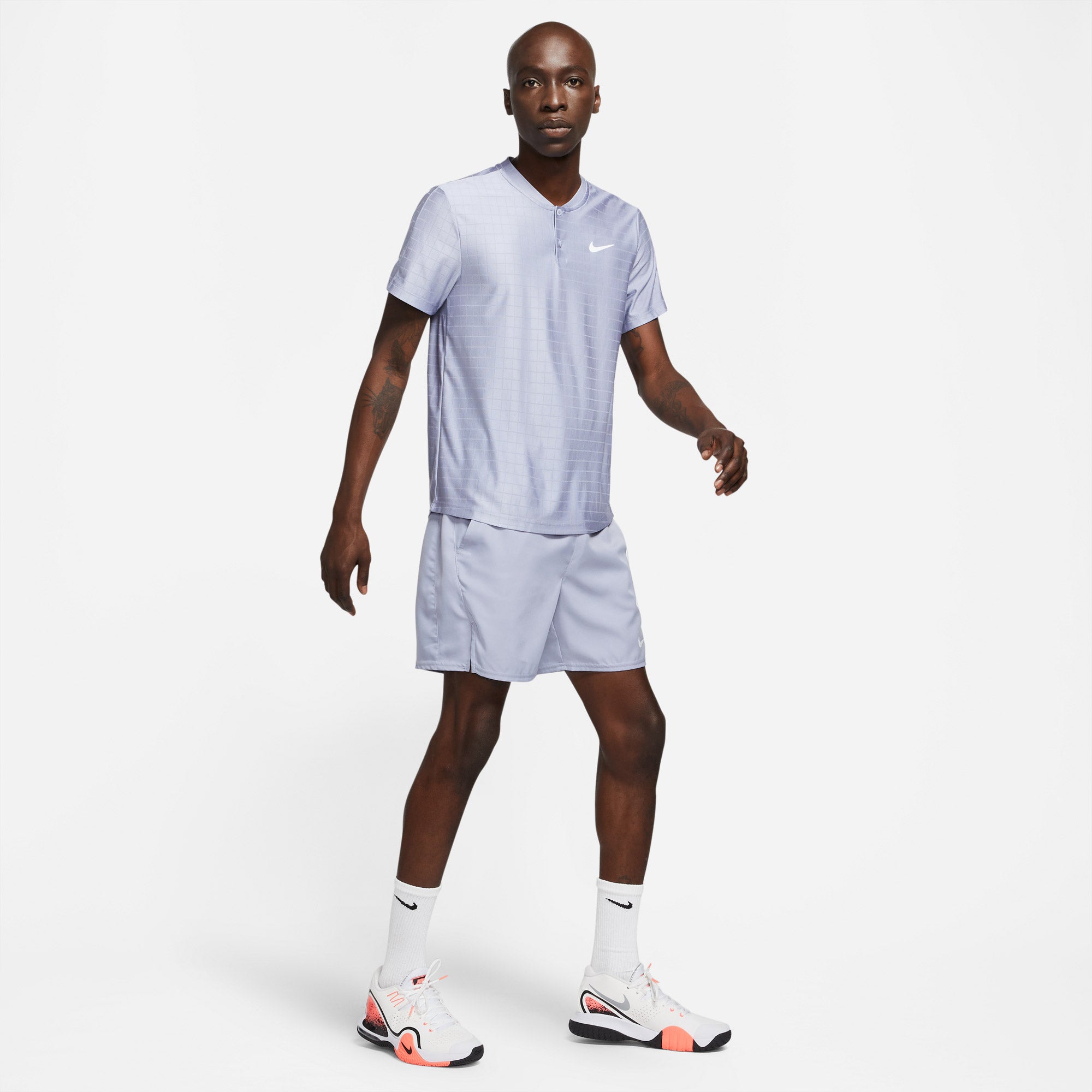Nike Breathe Advantage Men's Tennis Polo Purple (3)