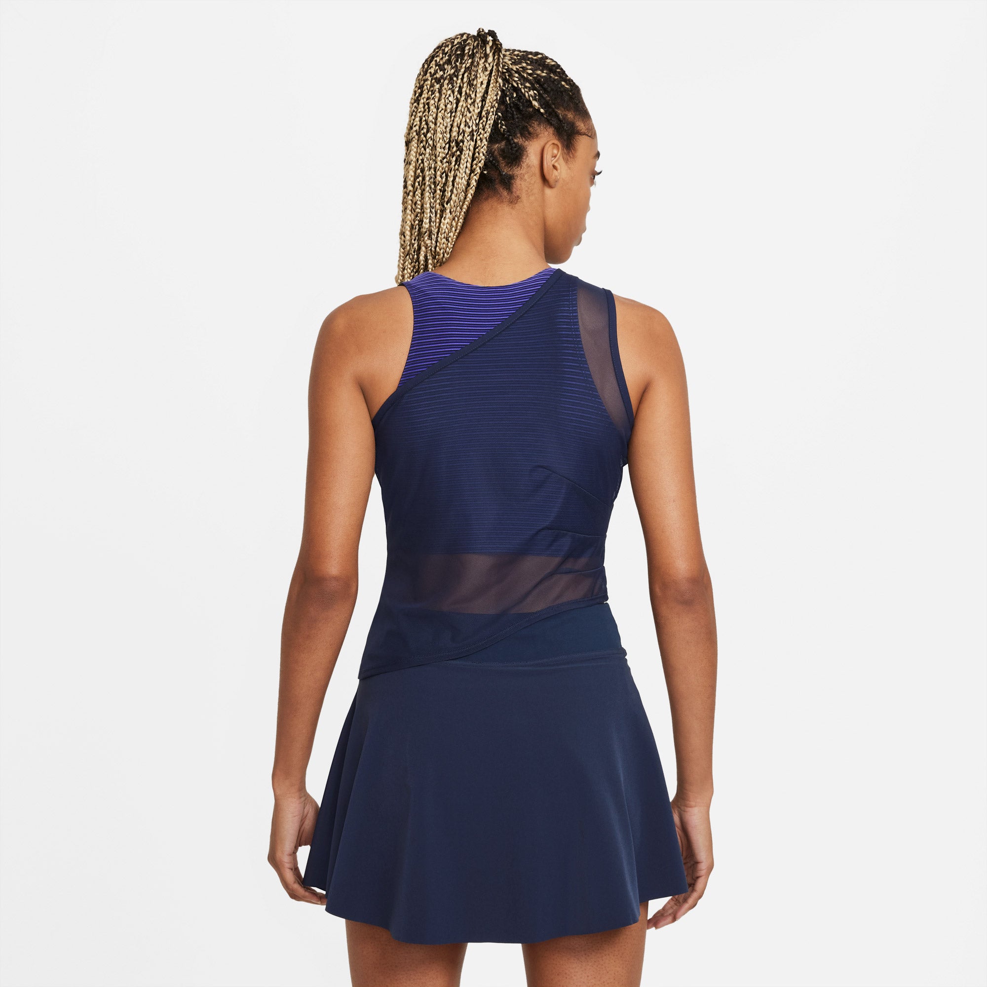 Nike Dri-FIT ADV Slam Women's Tennis Tank Blue (2)