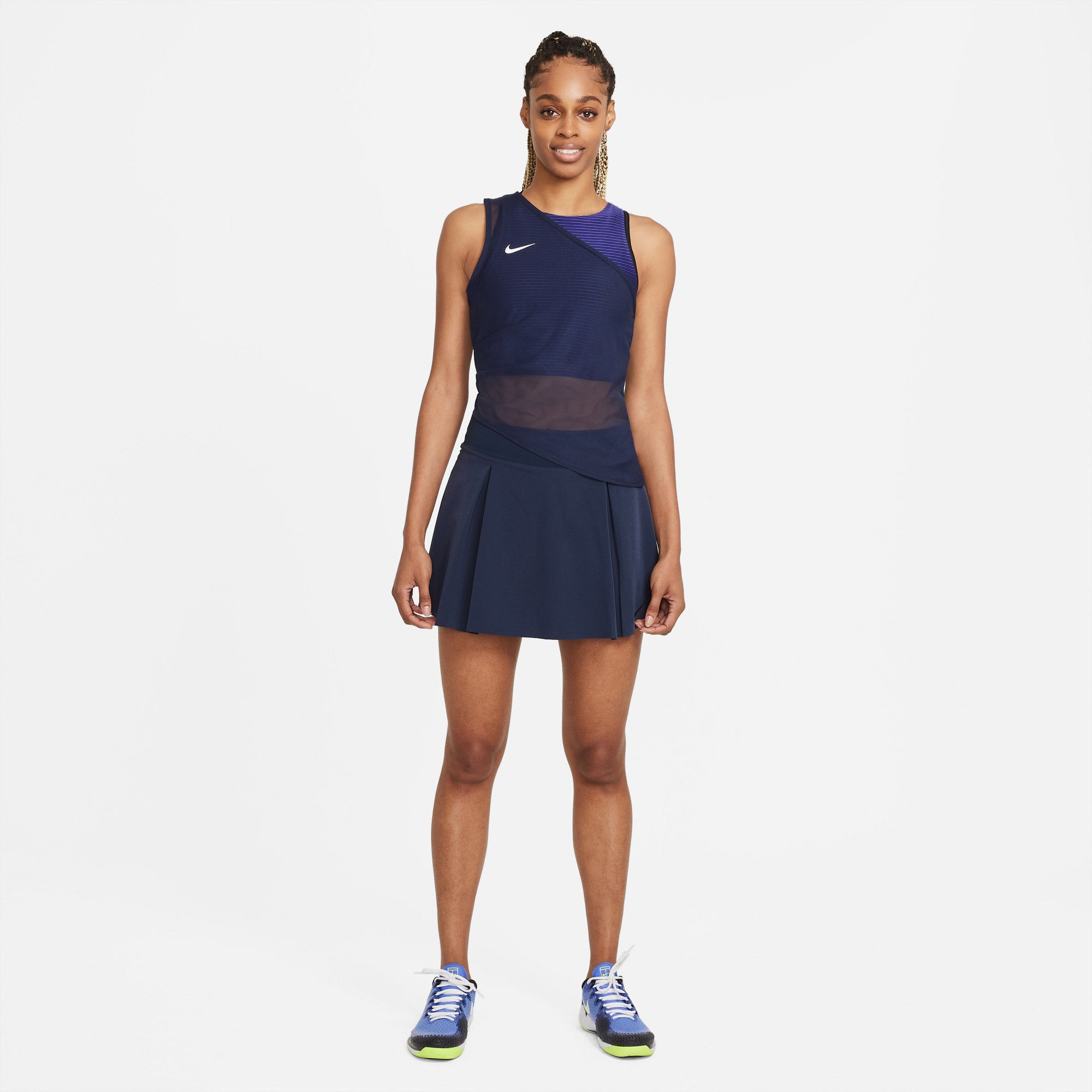 Nike Dri-FIT ADV Slam Women's Tennis Tank Blue (3)
