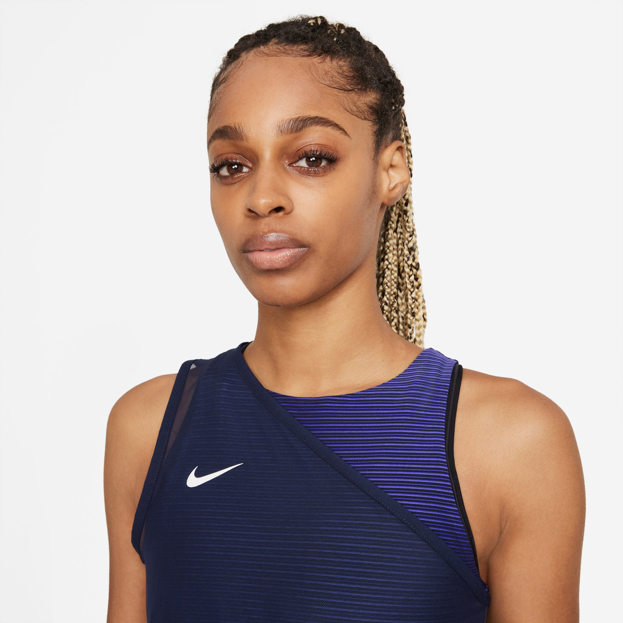 Nike Dri-FIT ADV Slam Women's Tennis Tank Blue (4)