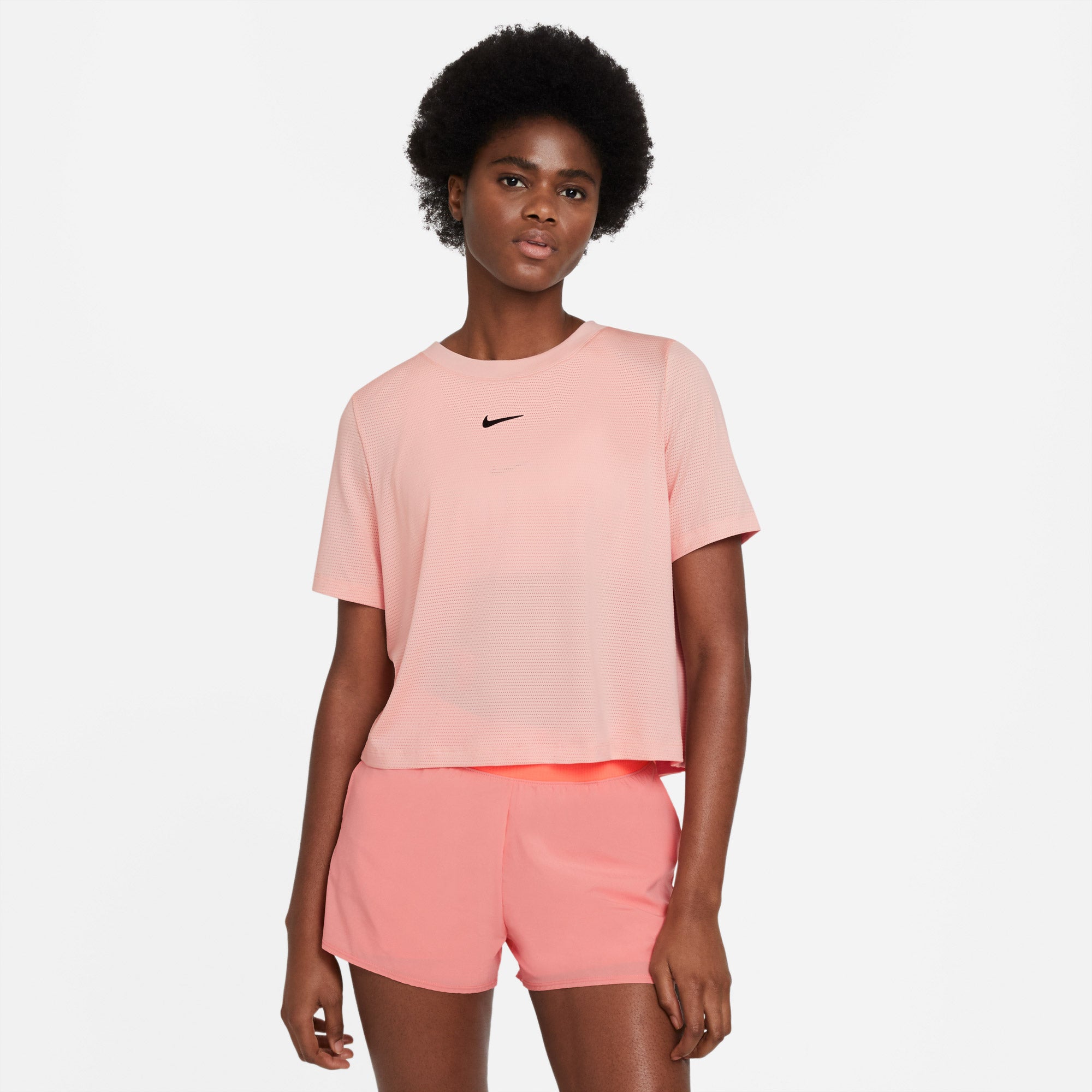 Nike Dri-Fit Advantage Women's Tennis Shirt Orange (1)