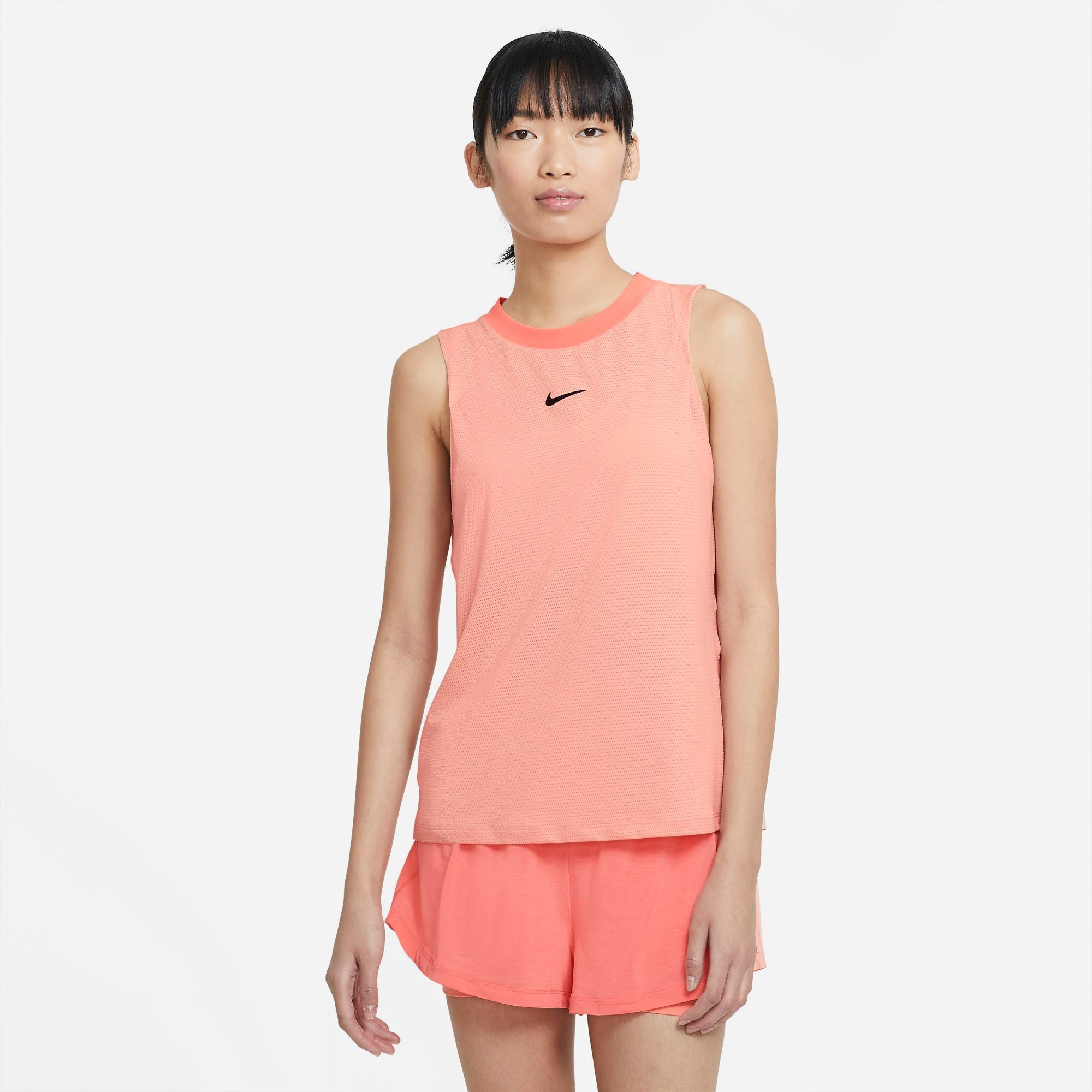 Nike Dri-FIT Advantage Women's Tennis Tank Orange (1)
