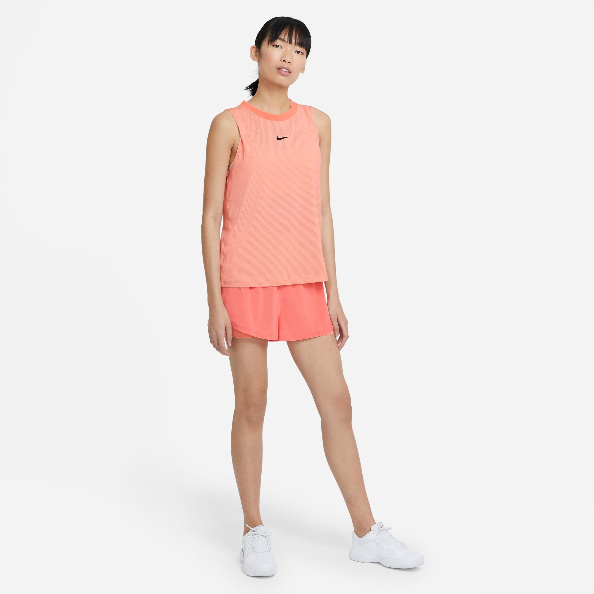 Nike Dri-FIT Advantage Women's Tennis Tank Orange (3)
