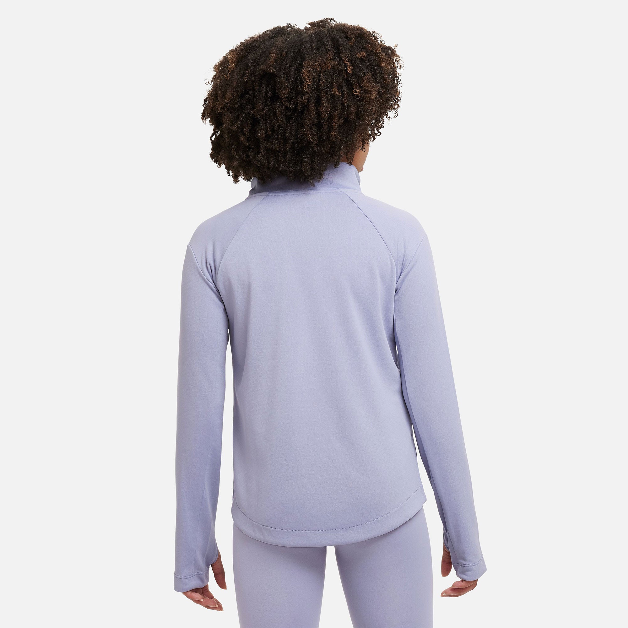Nike Dri-FIT Girls' Long-Sleeve Top Purple (2)