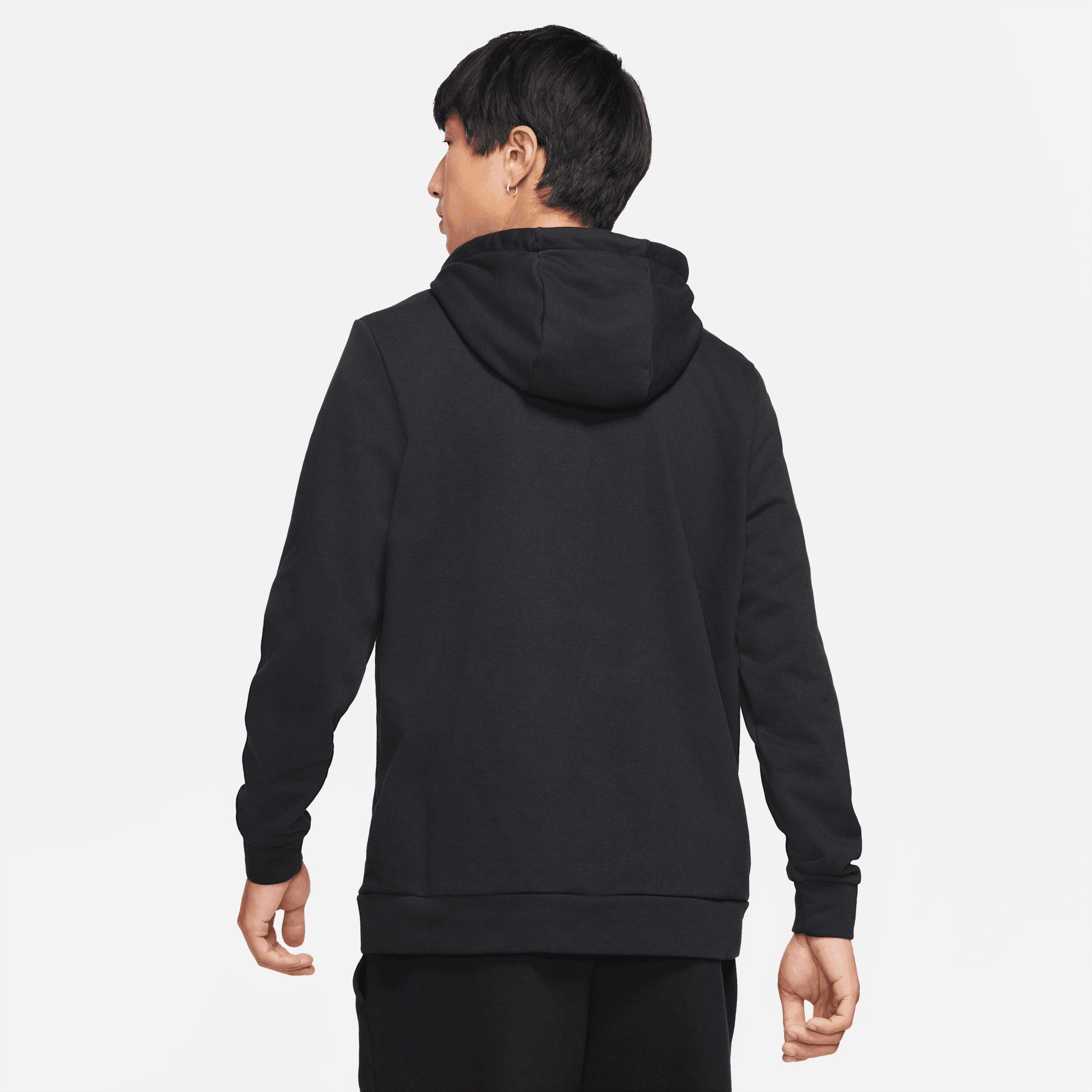 Nike Dri-FIT Men's Fleece Full-Zip Training Hoodie Black (2)
