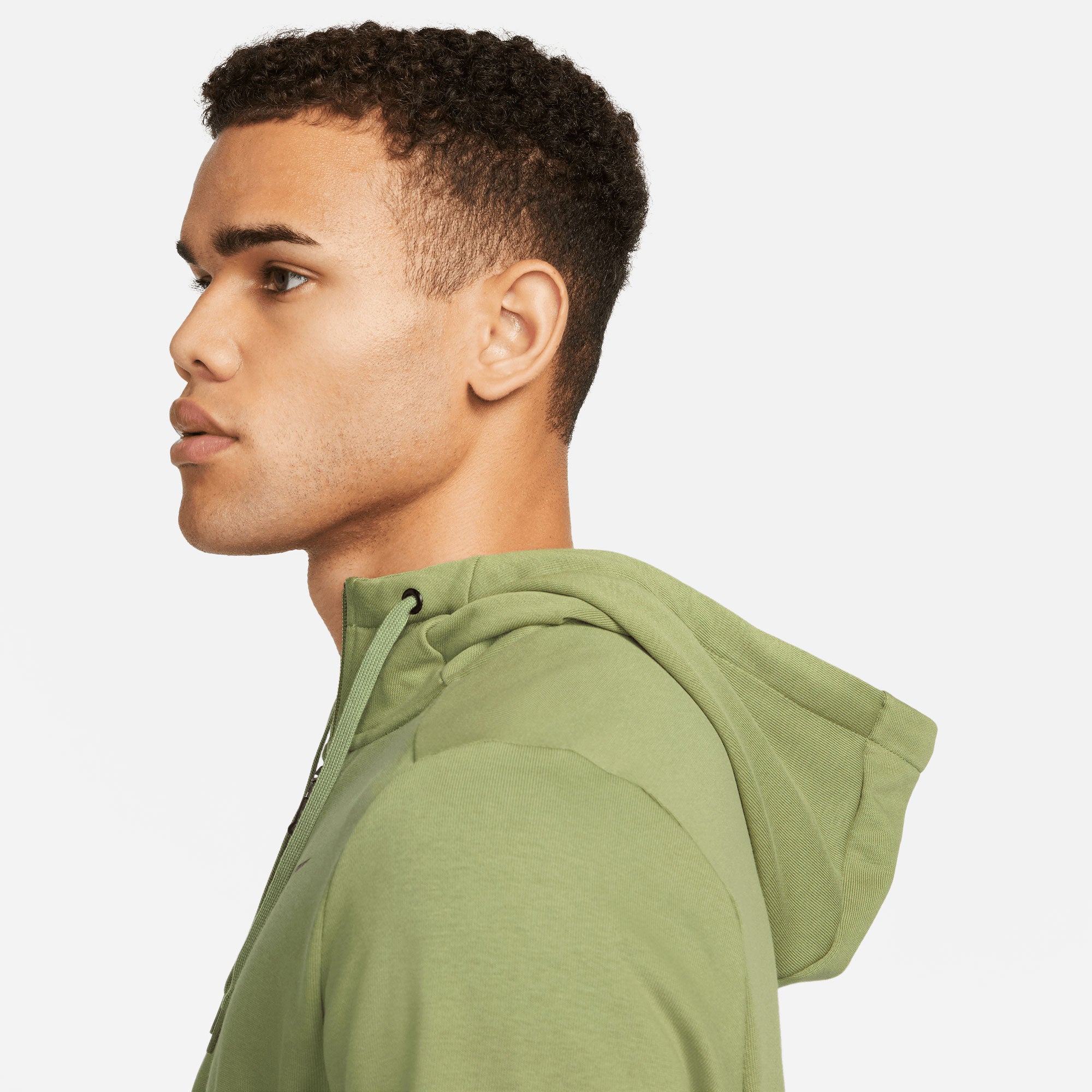 Nike Dri-FIT Men's Fleece Full-Zip Training Hoodie Green (4)