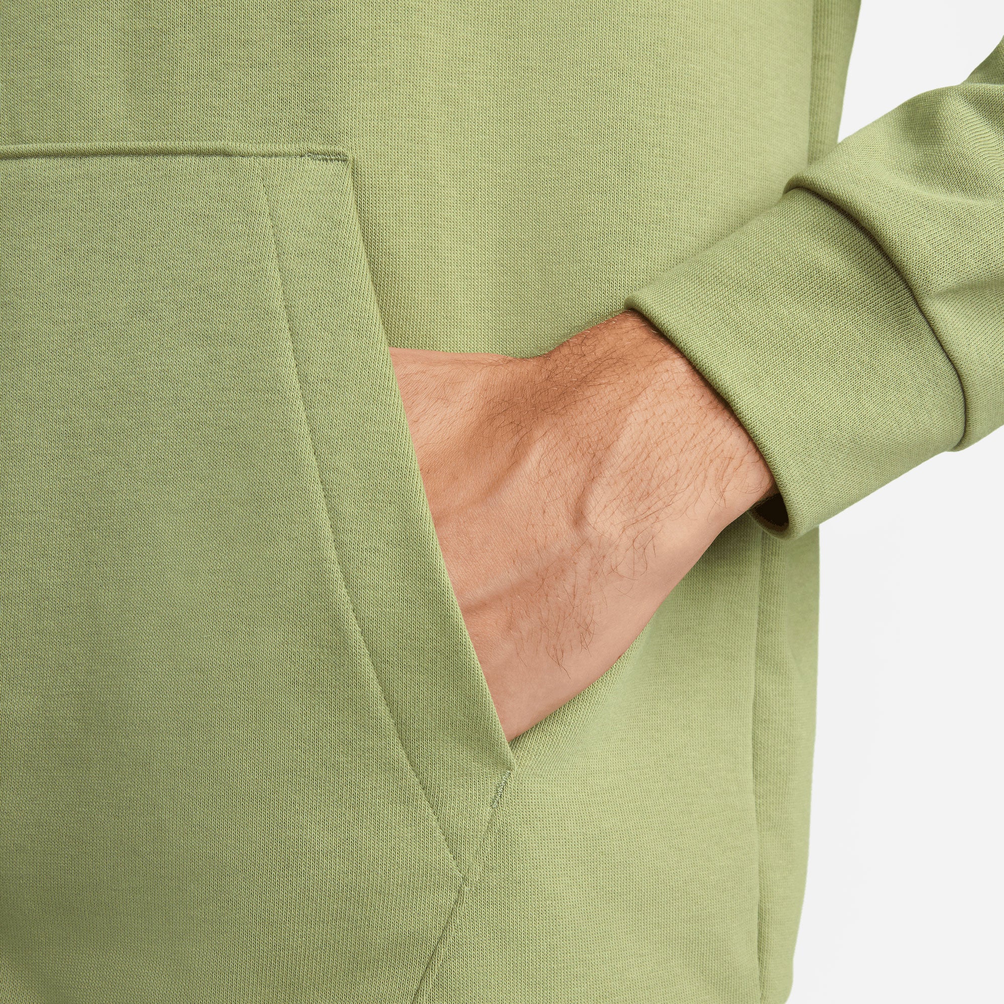 Nike Dri-FIT Men's Fleece Full-Zip Training Hoodie Green (5)