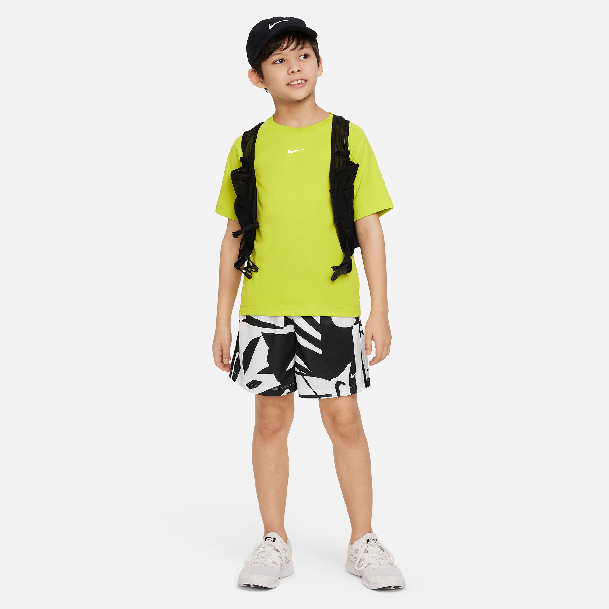 Nike Dri-FIT Multi Boys' Short Sleeve Shirt Green (4)