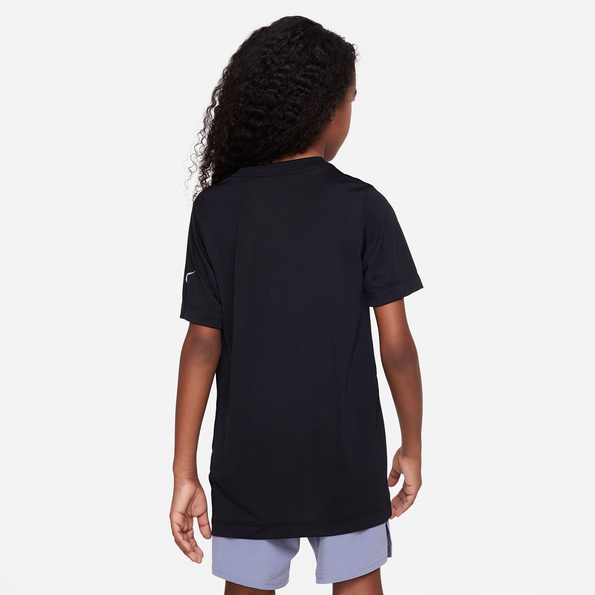 Nike Dri-FIT Rafa Boys' Tennis T-Shirt Black (2)
