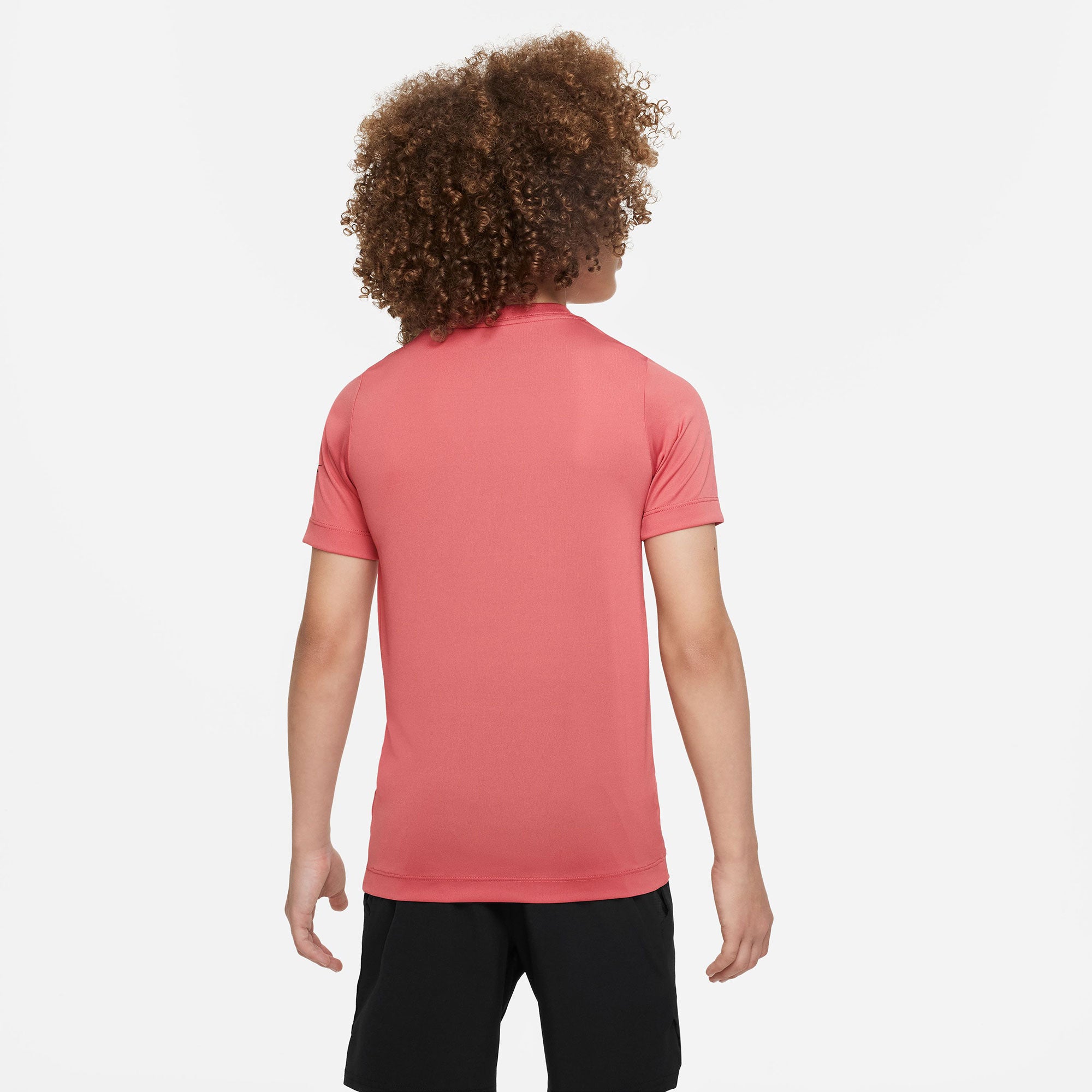 Nike Dri-FIT Rafa Boys' Tennis T-Shirt Red (2)