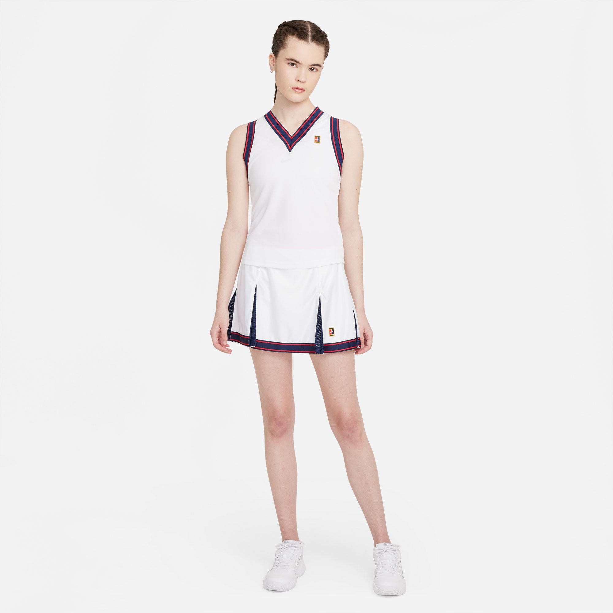 Nike Dri-FIT Slam Women's Tennis Tank White (3)