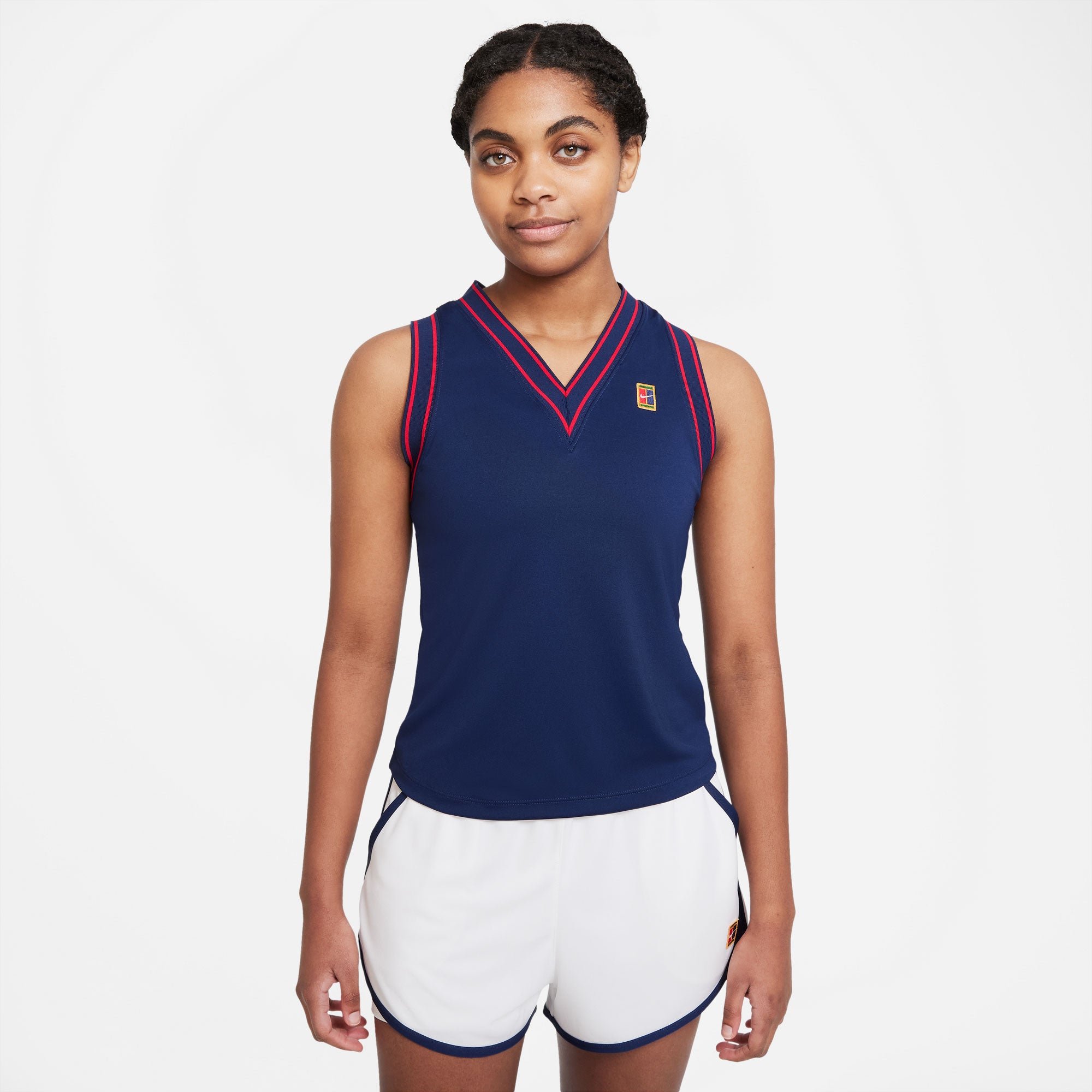 Nike Dri-FIT Slam Women's Tennis Tank Blue (1)