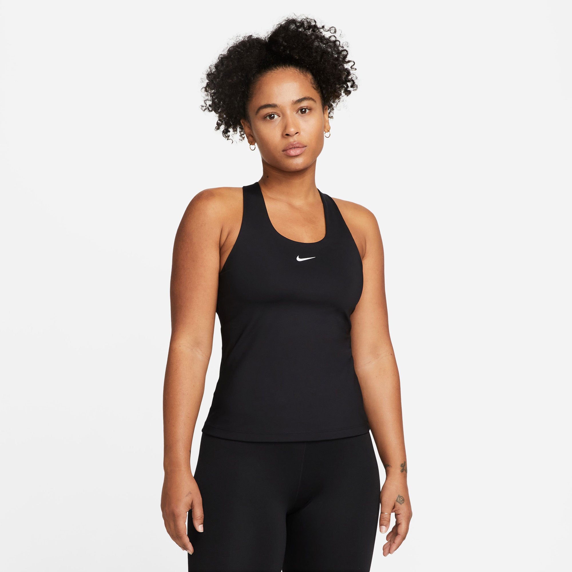 Nike Dri-FIT Swoosh Women's Bra Tank Black (1)
