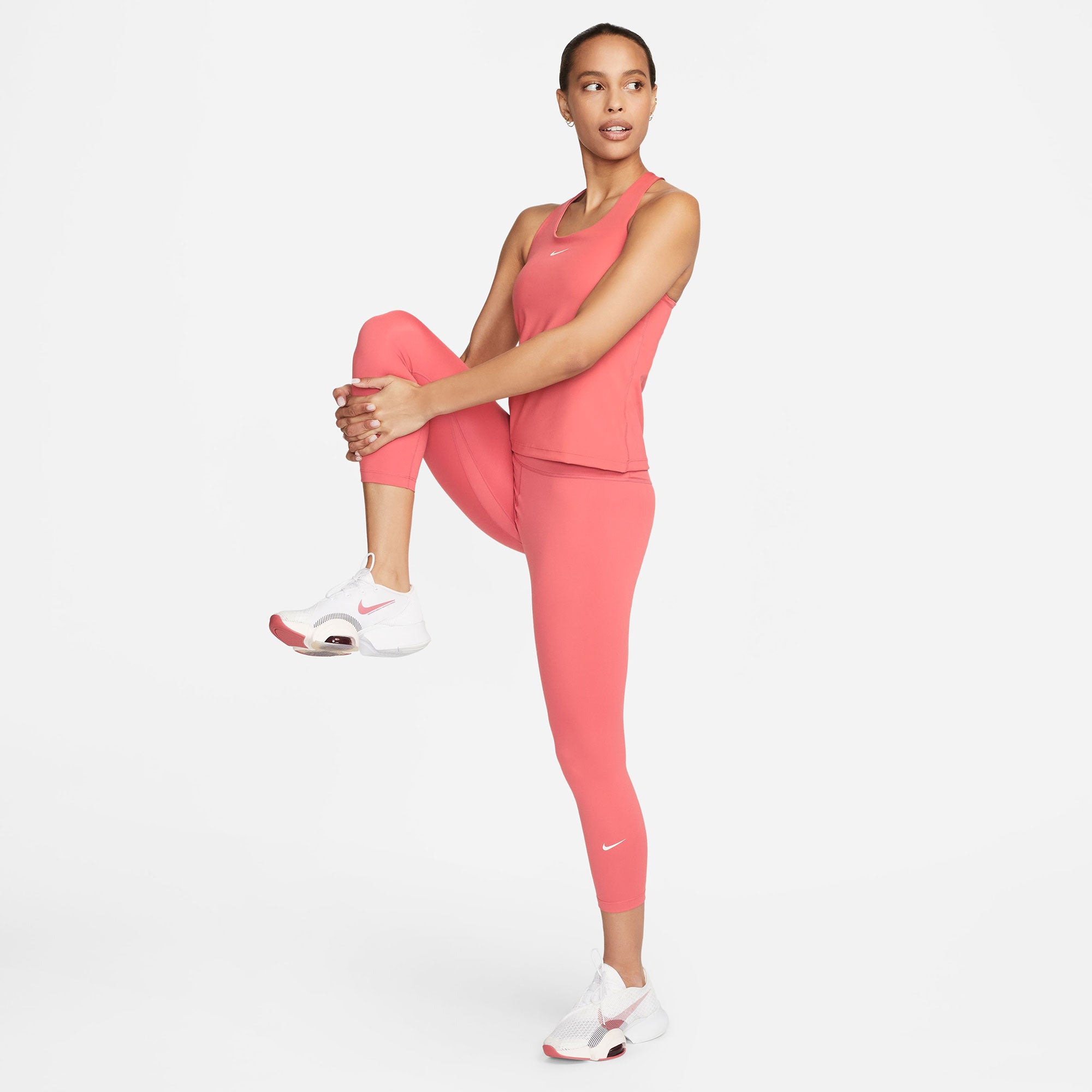 Nike Dri-FIT Swoosh Women's Bra Tank Red (6)