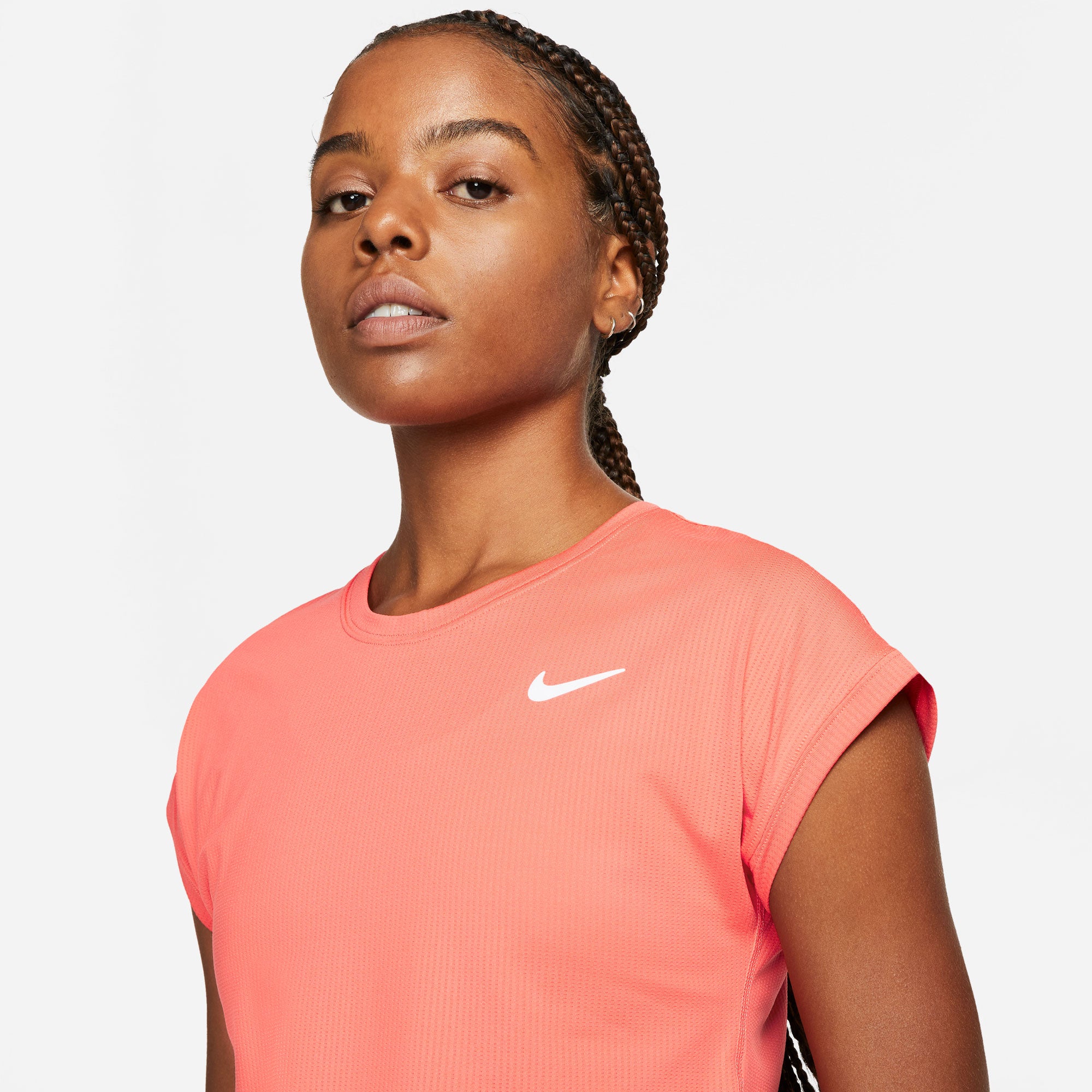 Nike Dri-FIT Victory Women's Tennis Shirt Orange (4)