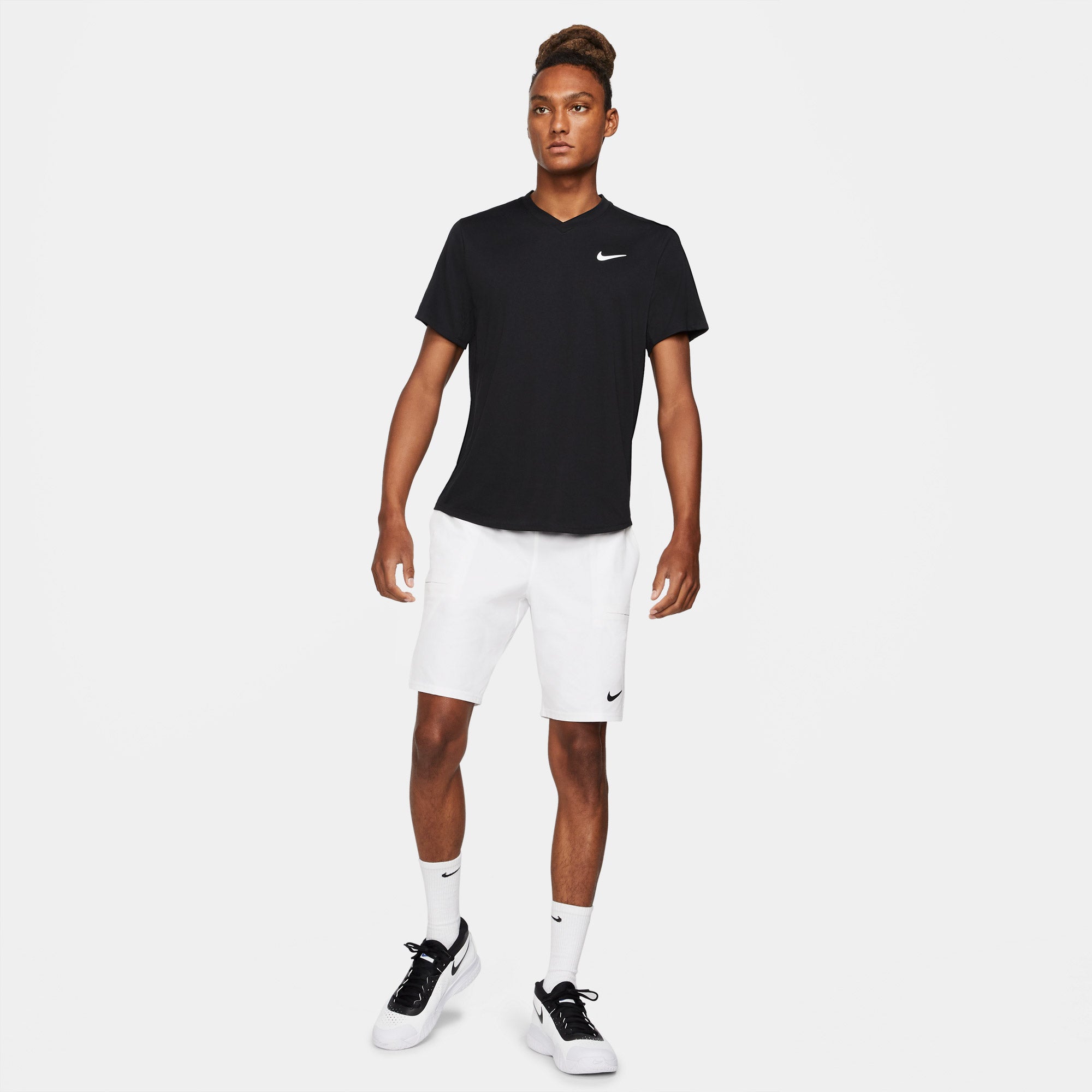 Nike Flex Advantage Men's 9-Inch Tennis Shorts White (3)