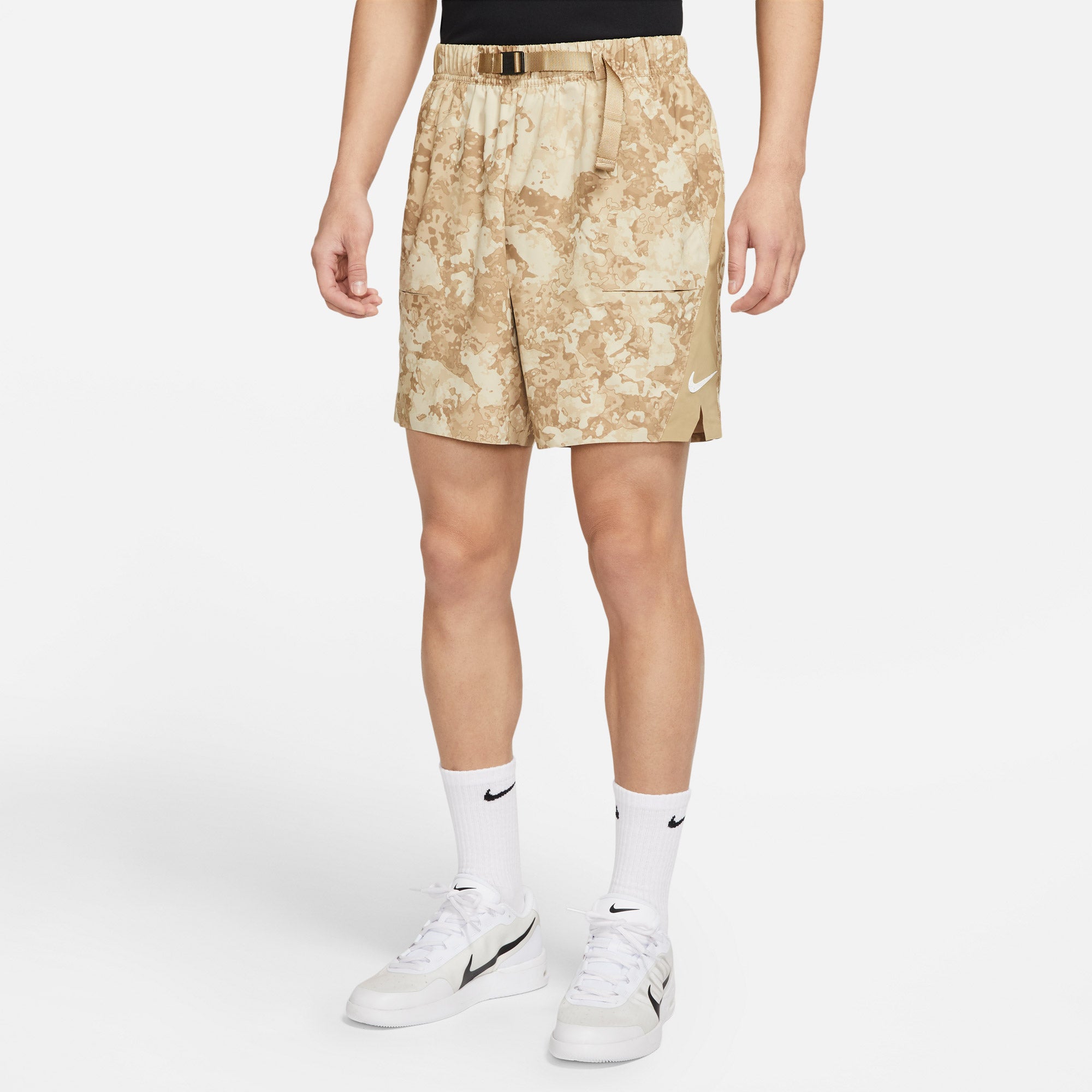 Nike Flex Slam Men's 9-Inch Tennis Shorts Brown (1)