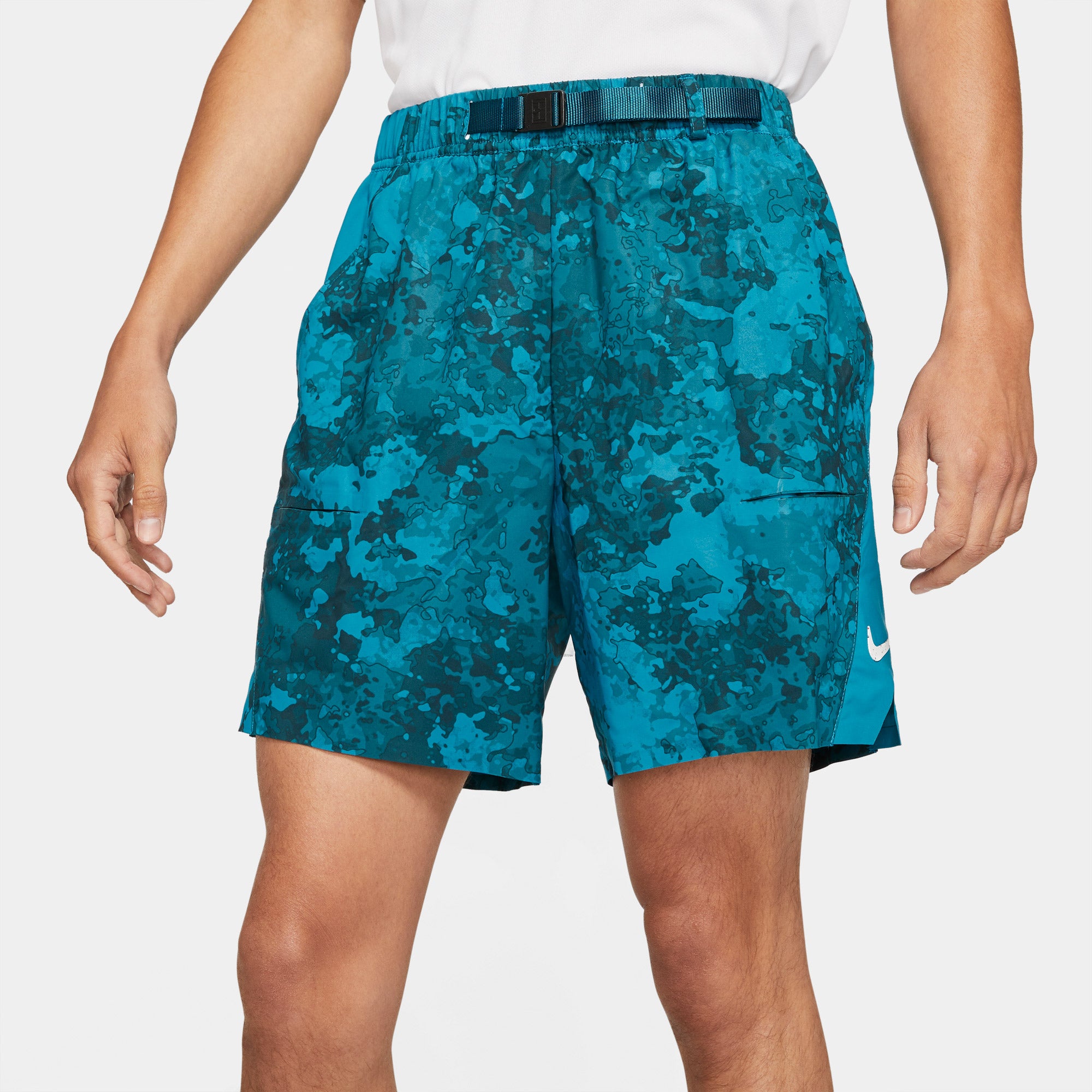 Nike Flex Slam Men's 9-Inch Tennis Shorts Green (4)
