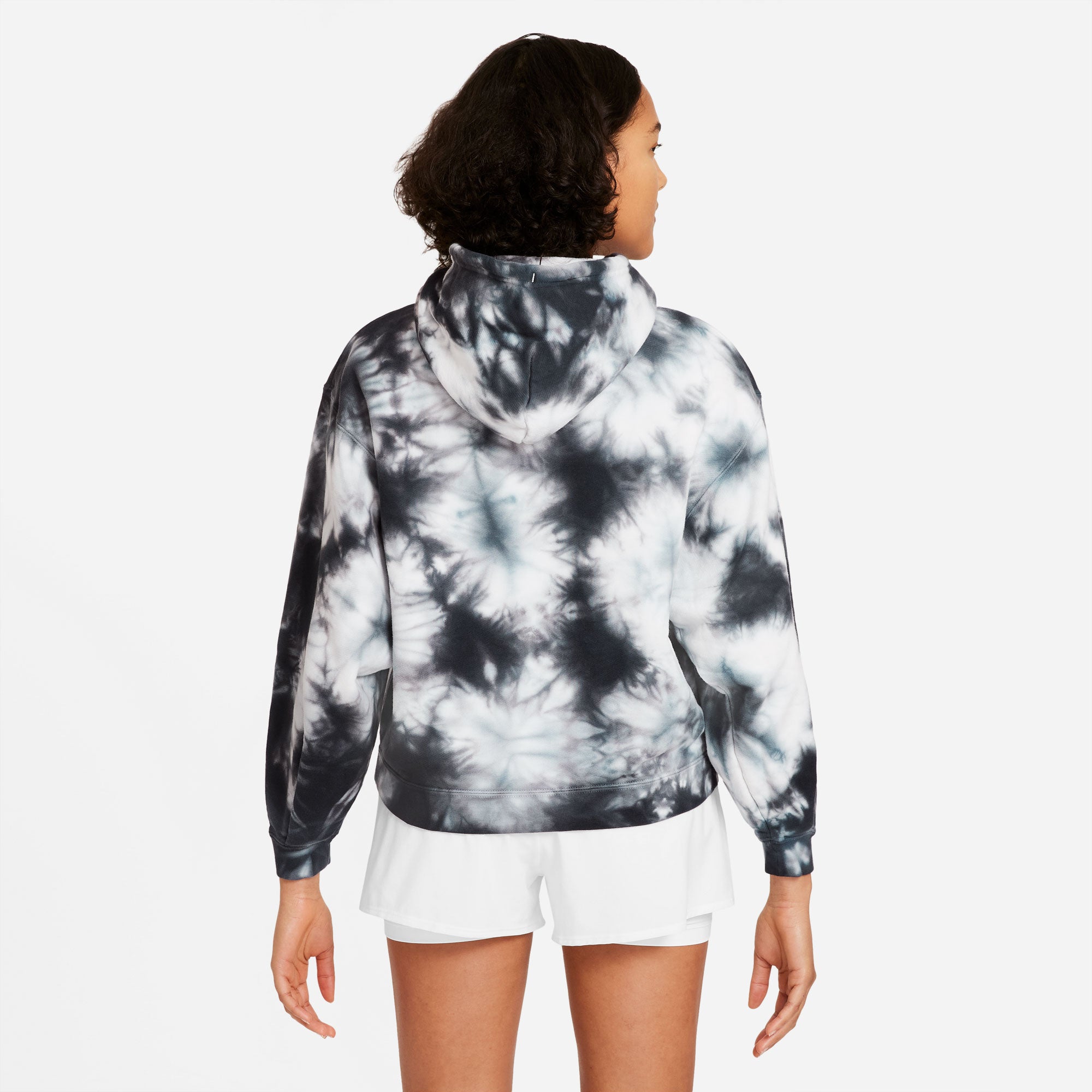 Nike Heritage Women's Tie-Dye Tennis Hoodie White (2)