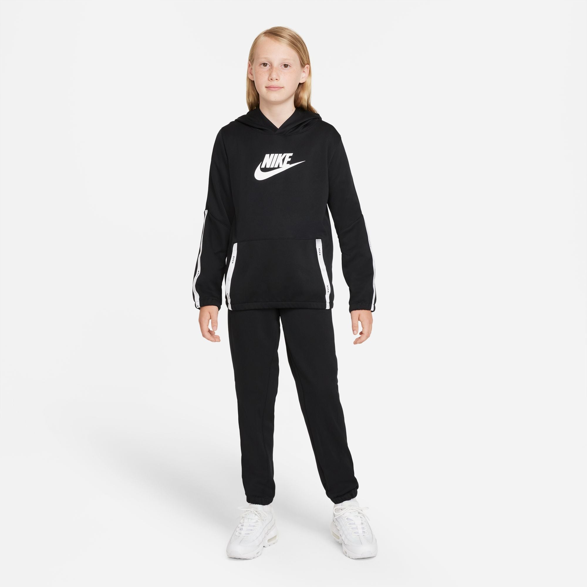 Nike Kids' Poly Tracksuit Black (1)