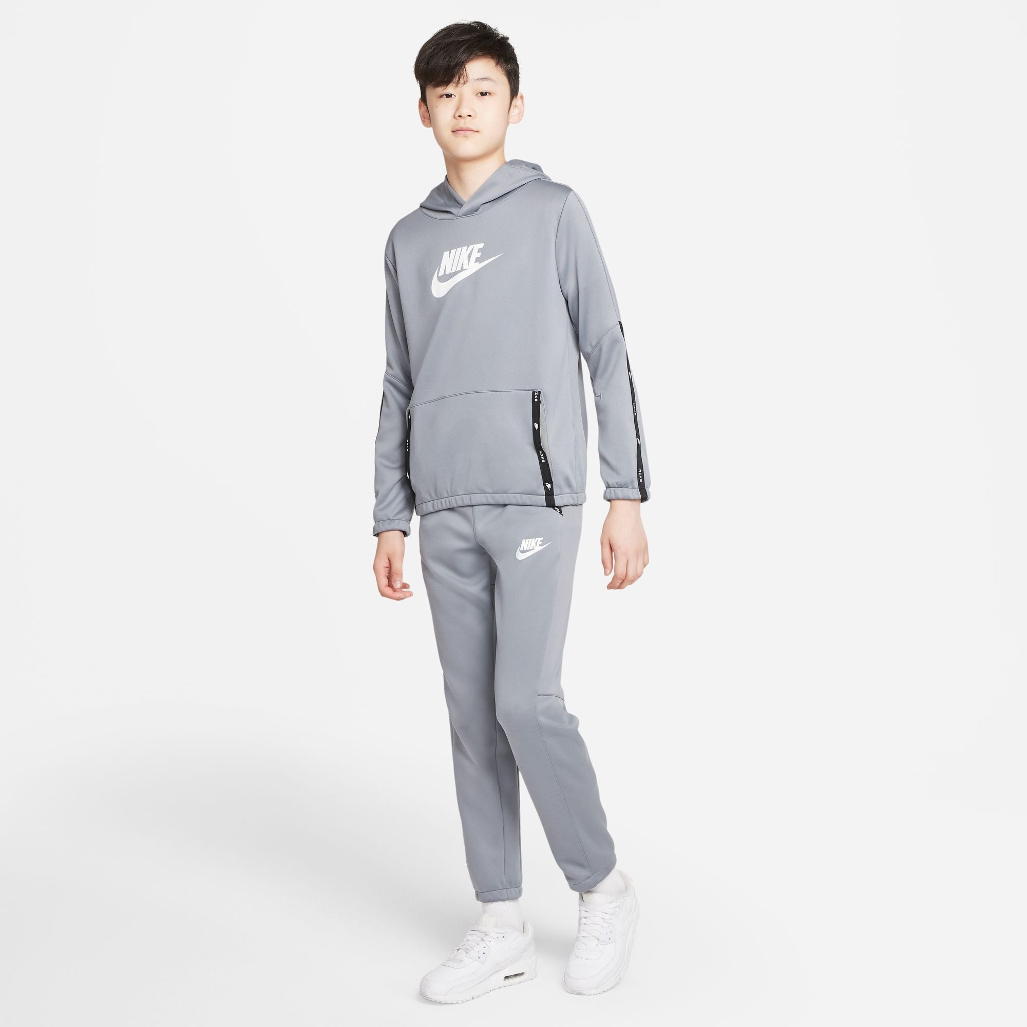 Nike Kids' Poly Tracksuit Grey (1)