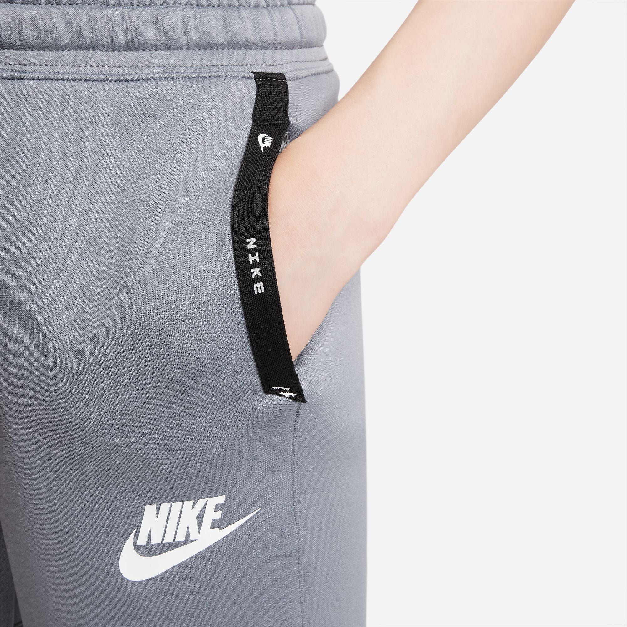 Nike Kids' Poly Tracksuit Grey (8)