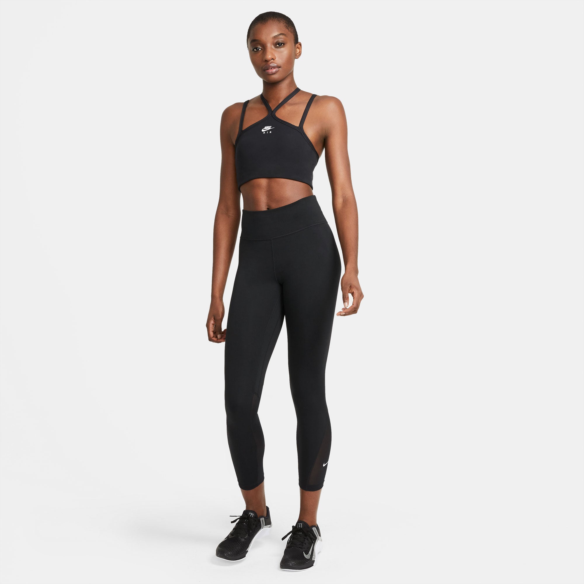 Nike One Dri-FIT Women's Mid-Rise 7/8 Tights Black (7)Nike One Dri-FIT Women's Mid-Rise 7/8 Leggings Black (7)