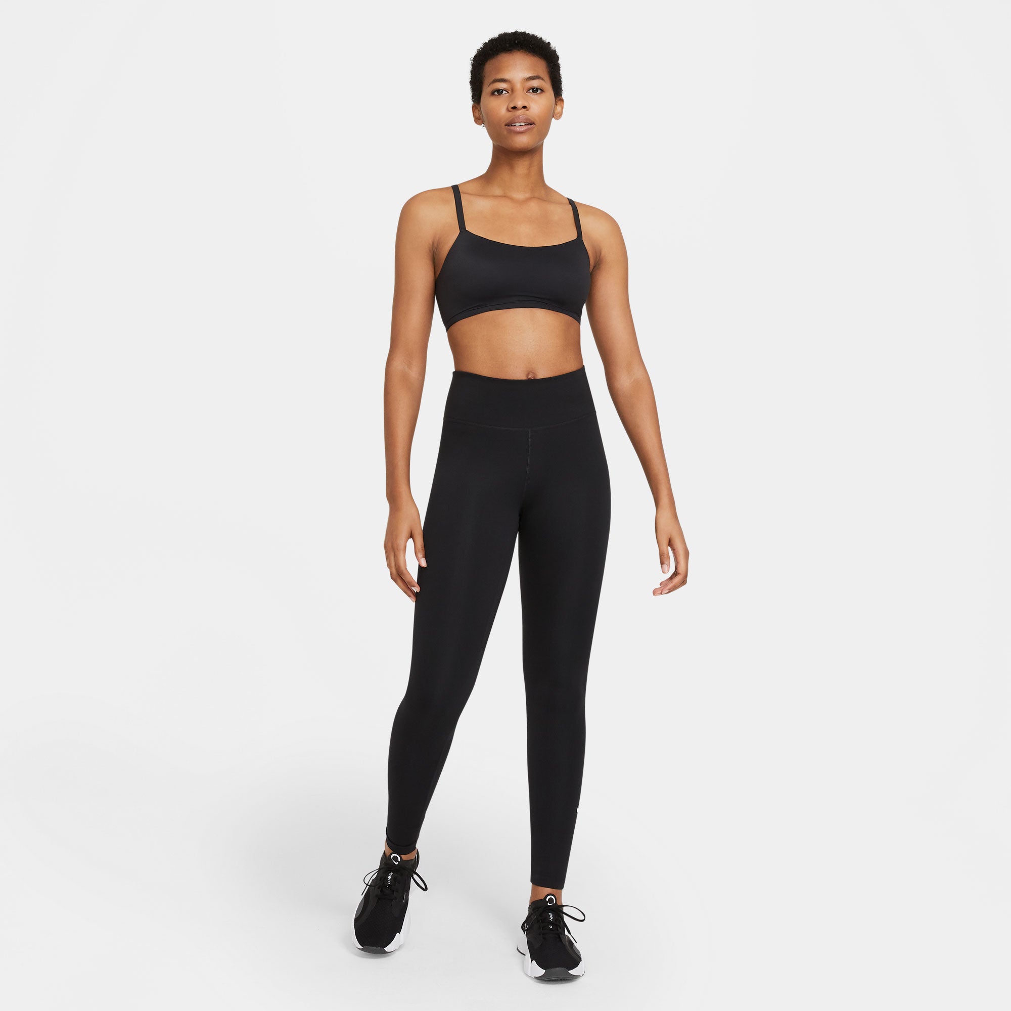 Nike One Dri-FIT Women's Mid-Rise Tights Black (6)Nike One Dri-FIT Women's Mid-Rise Leggings Black (6)