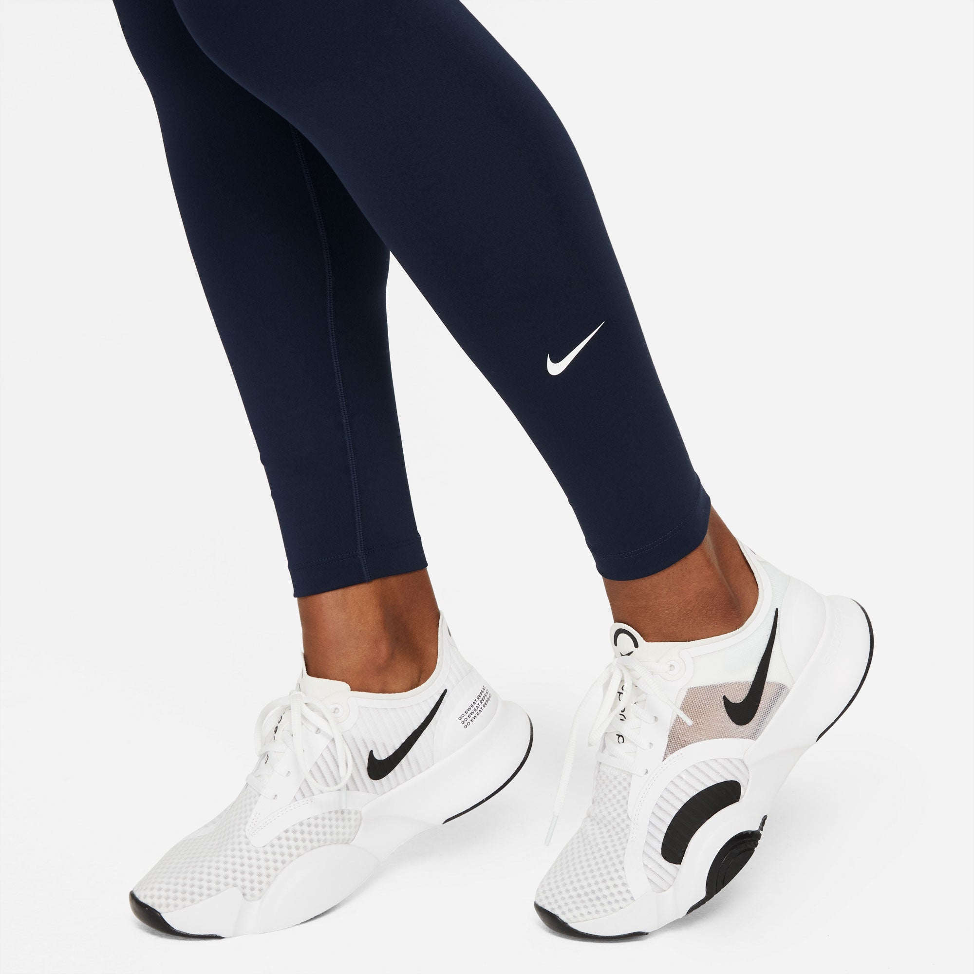 Nike One Dri-FIT Women's Mid-Rise Tights Blue (5)