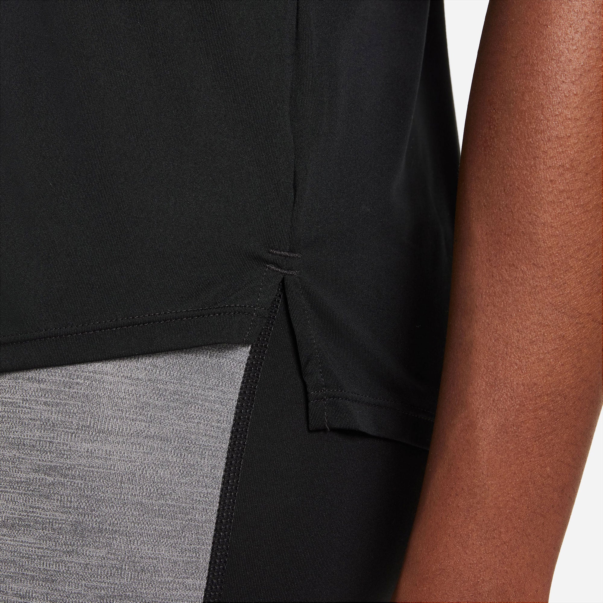 Nike One Dri-FIT Women's Standard Fit Shirt Black (4)