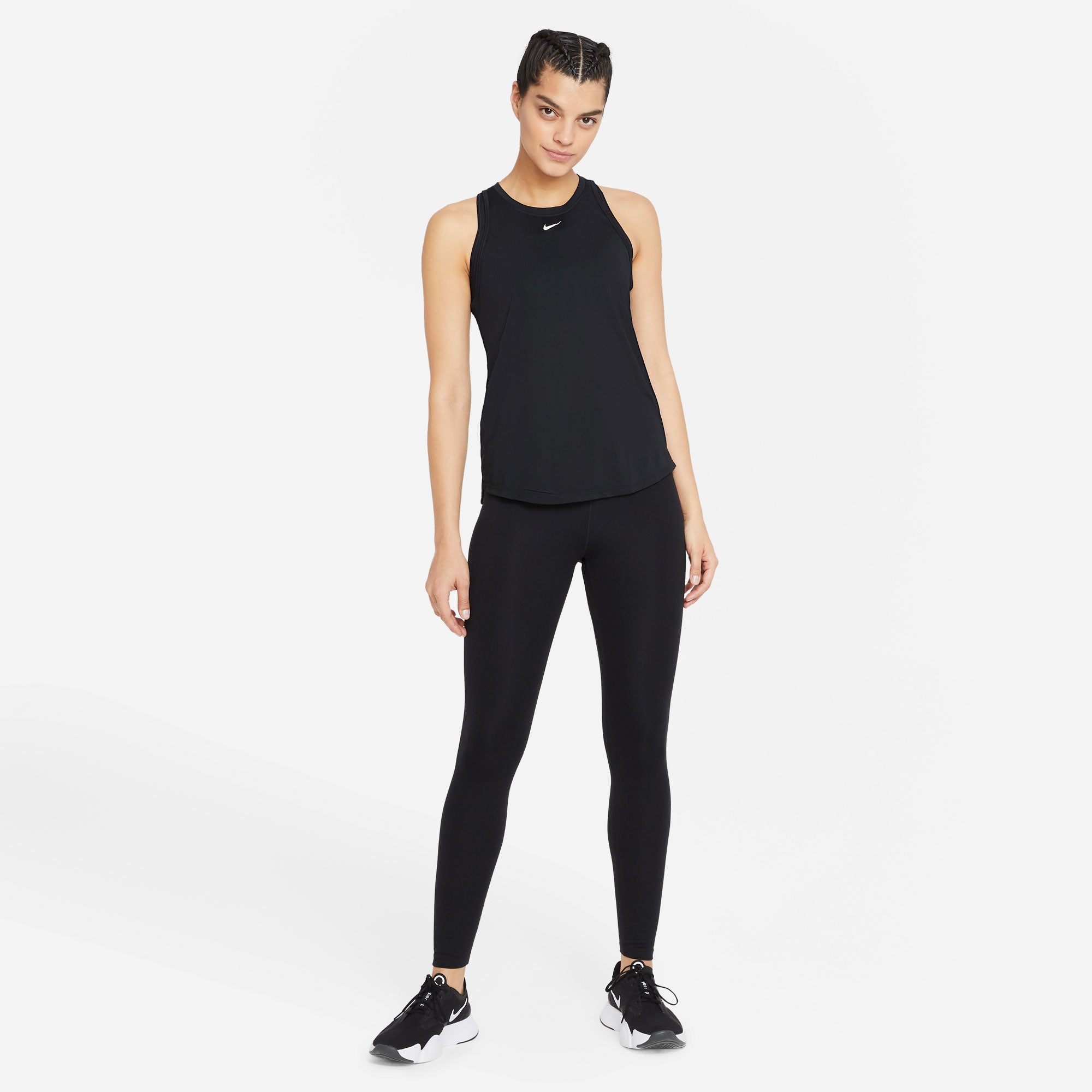 Nike One Dri-FIT Women's Standard Fit Tank Black (5)