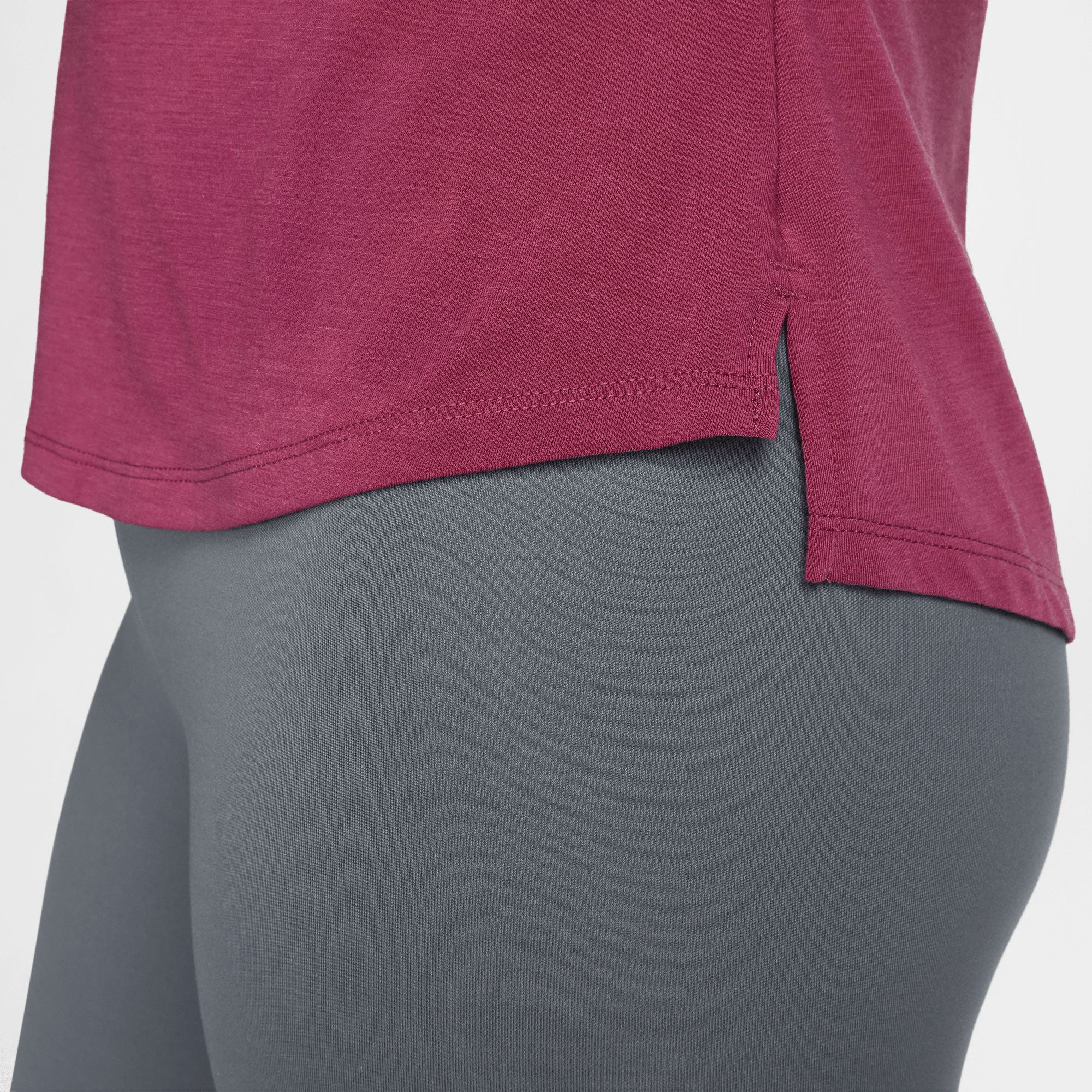 Nike One Luxe Dri-FIT Women's Standard Fit Shirt Red (4)