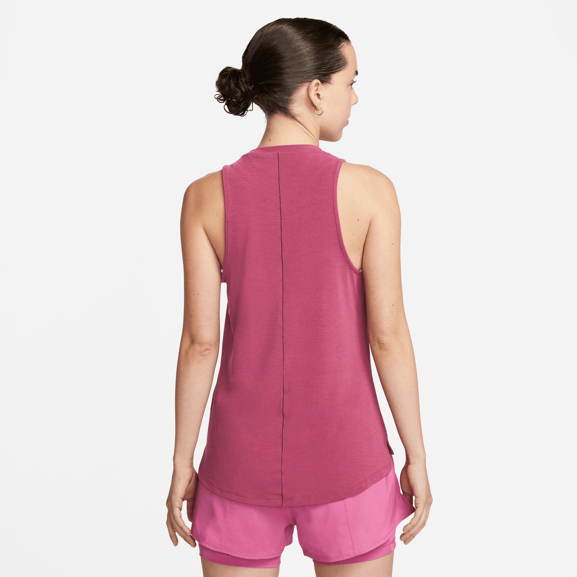 Nike One Luxe Dri-FIT Women's Standard Fit Tank Red (2)