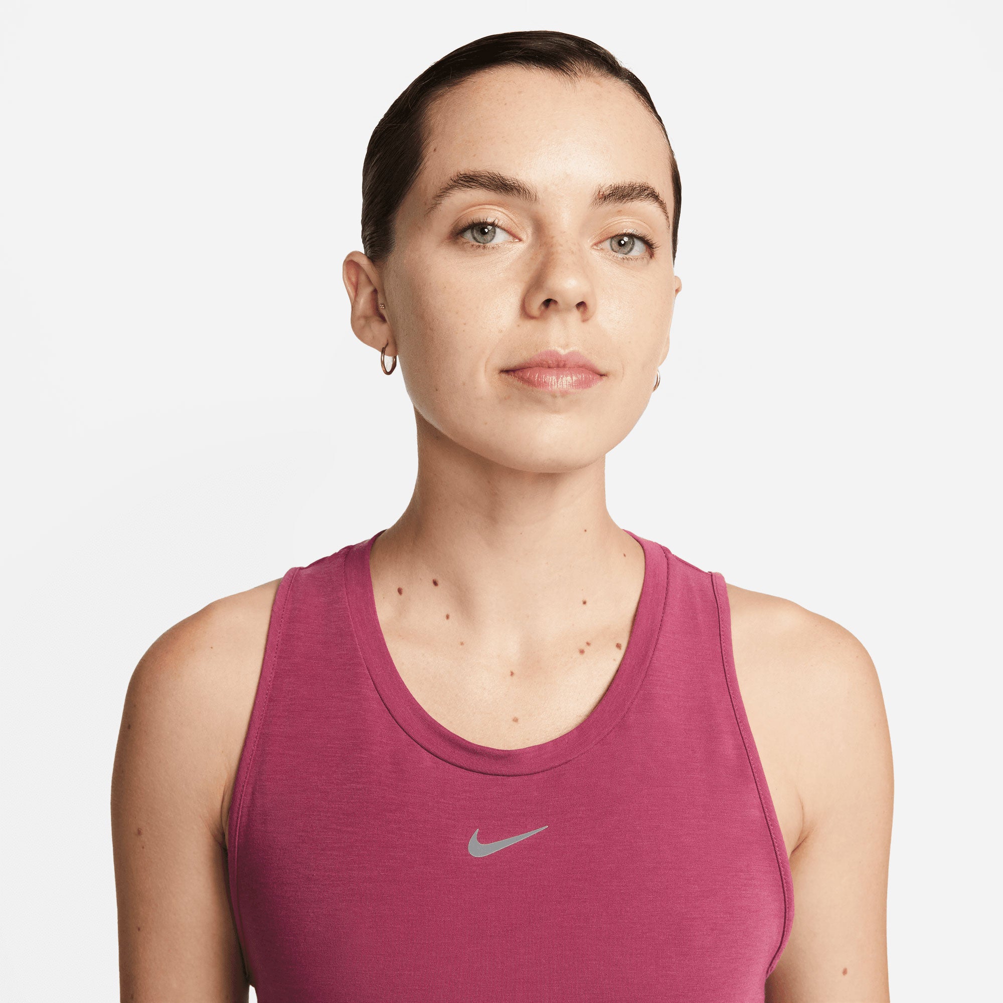 Nike One Luxe Dri-FIT Women's Standard Fit Tank Red (3)